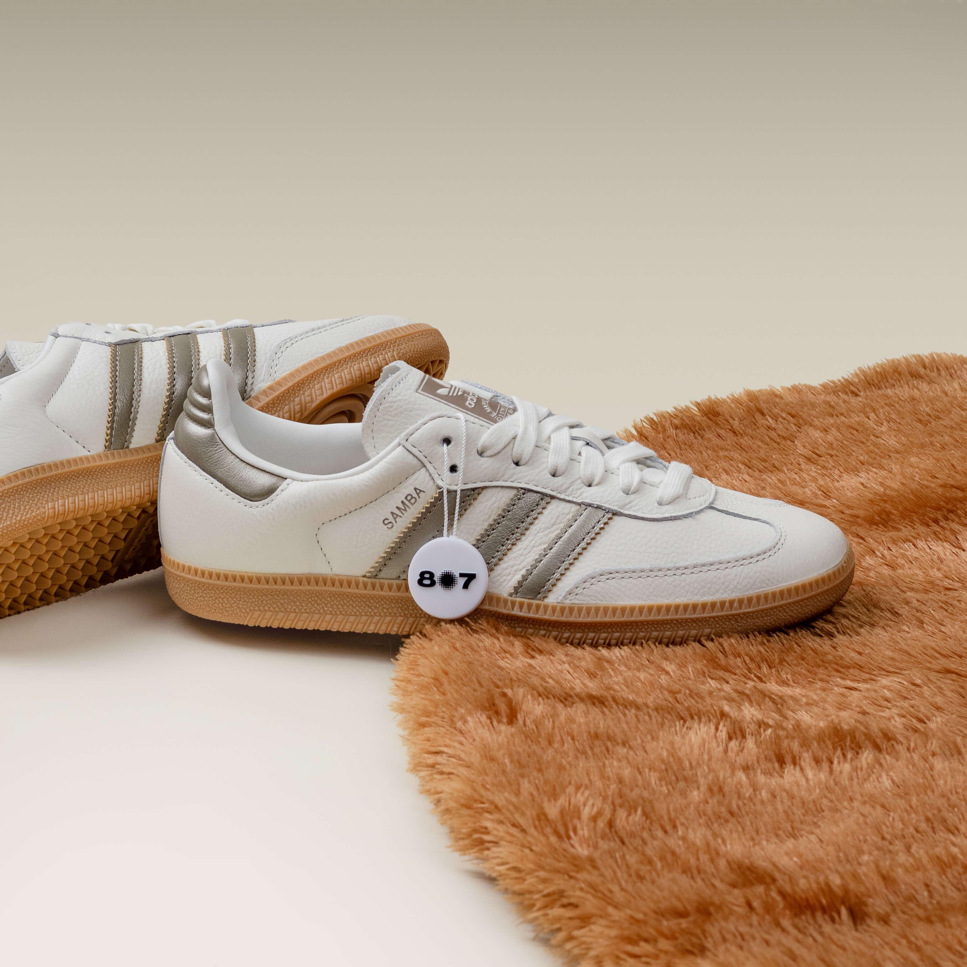 Adidas Samba Wonder Gold Metallic White