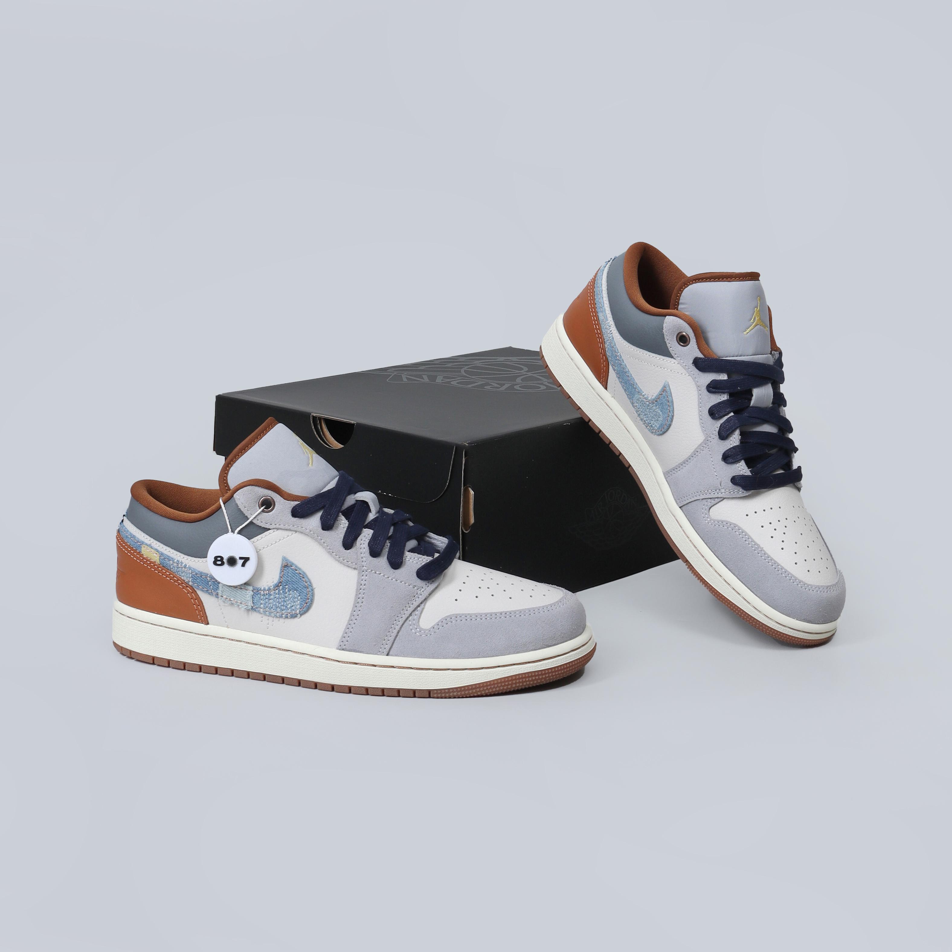 Air Jordan 1 Low Sashiko Phantom Blue