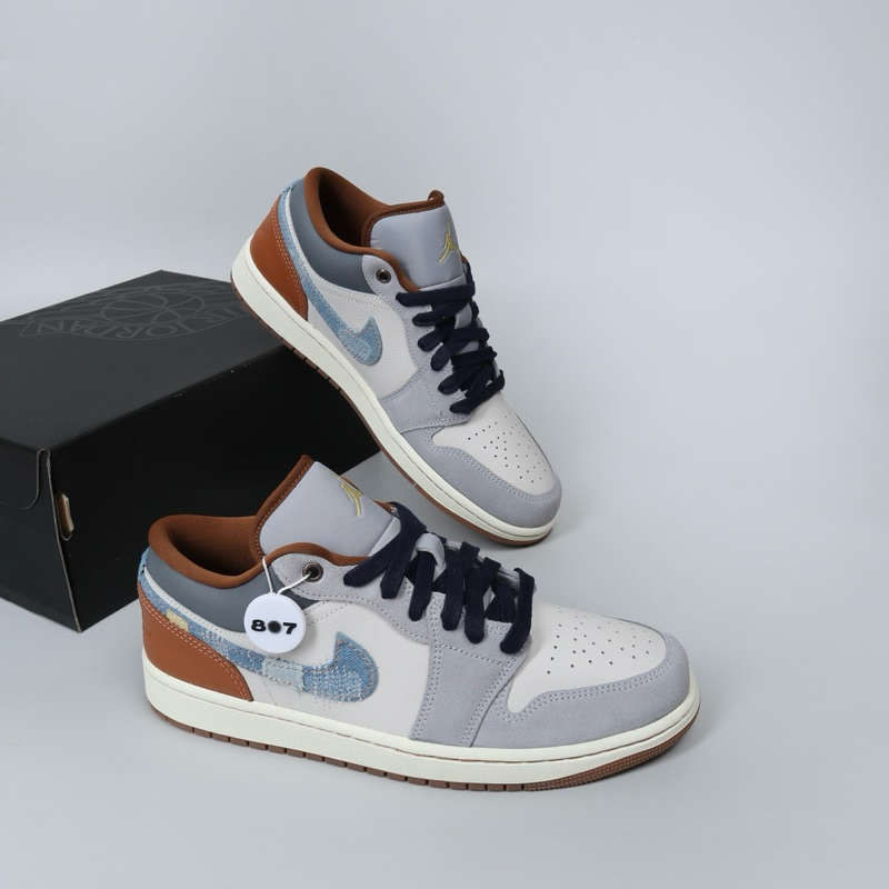 Air Jordan 1 Low Sashiko Phantom Blue