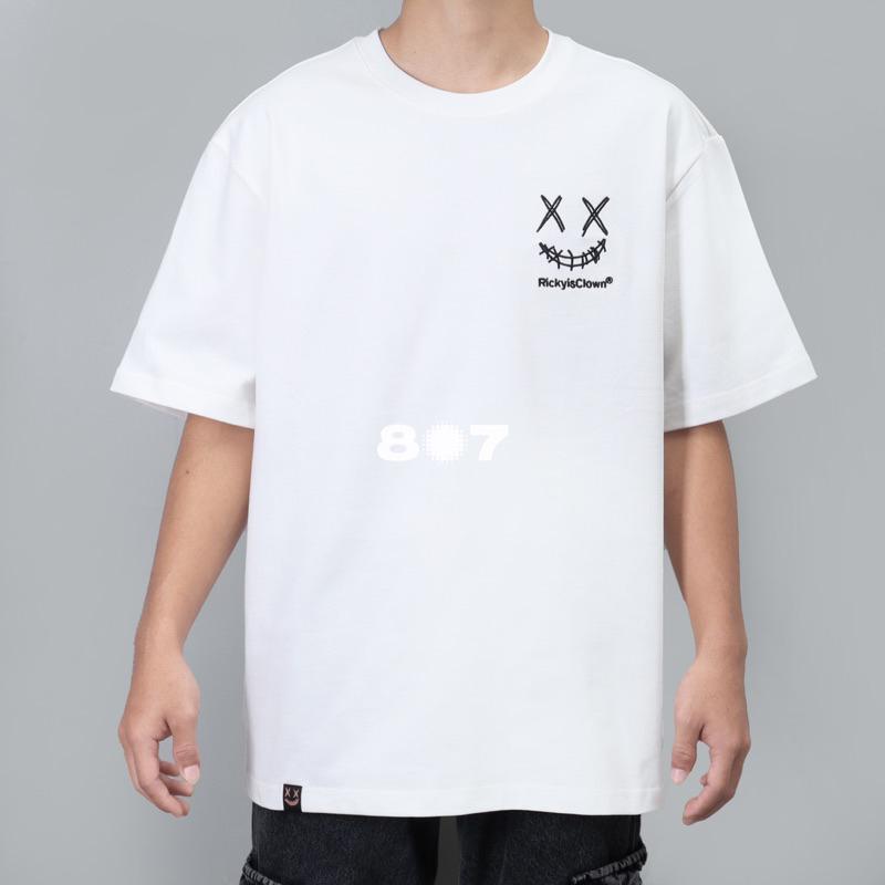 Ricky Is Clown Embro White Tee