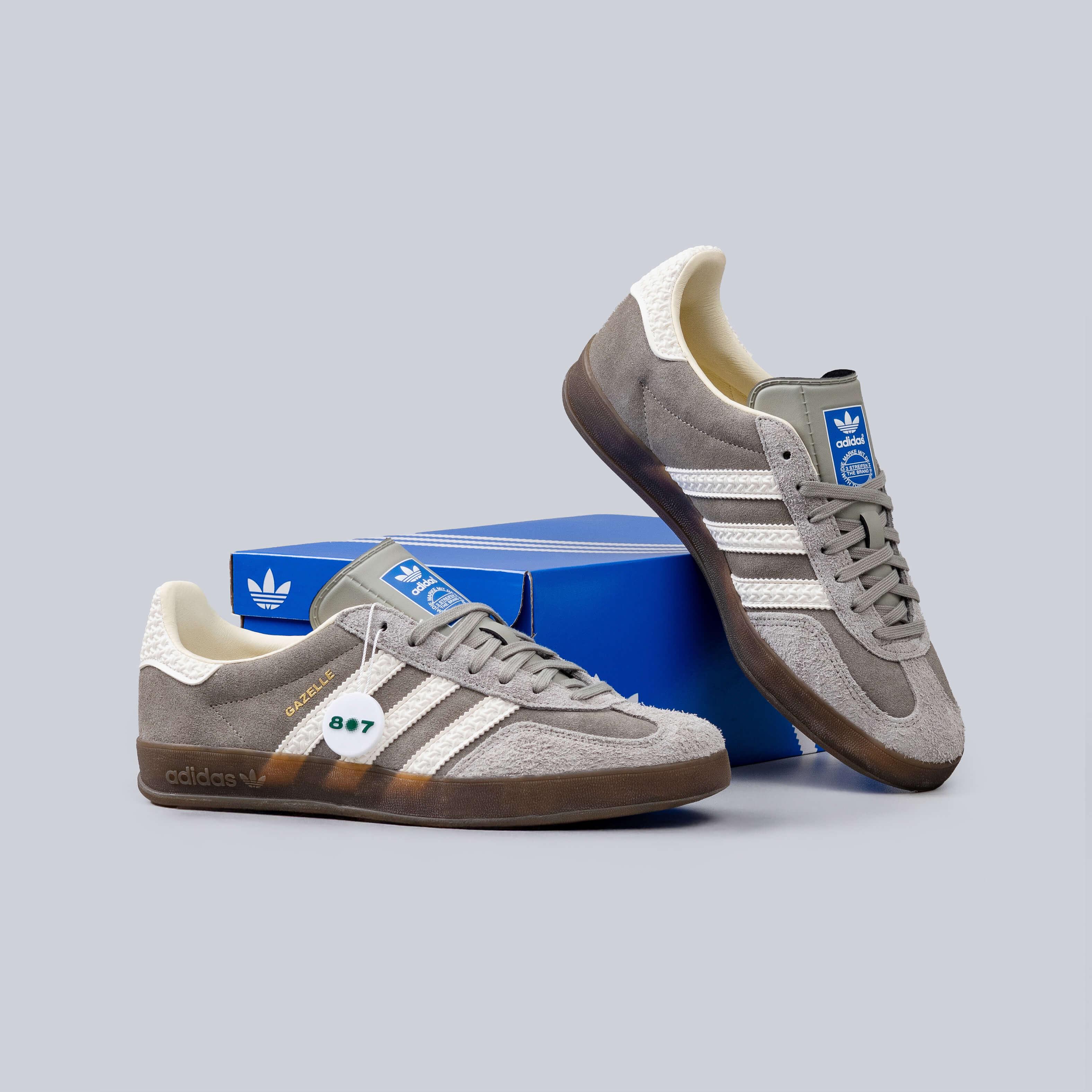 Adidas Gazelle Grey White