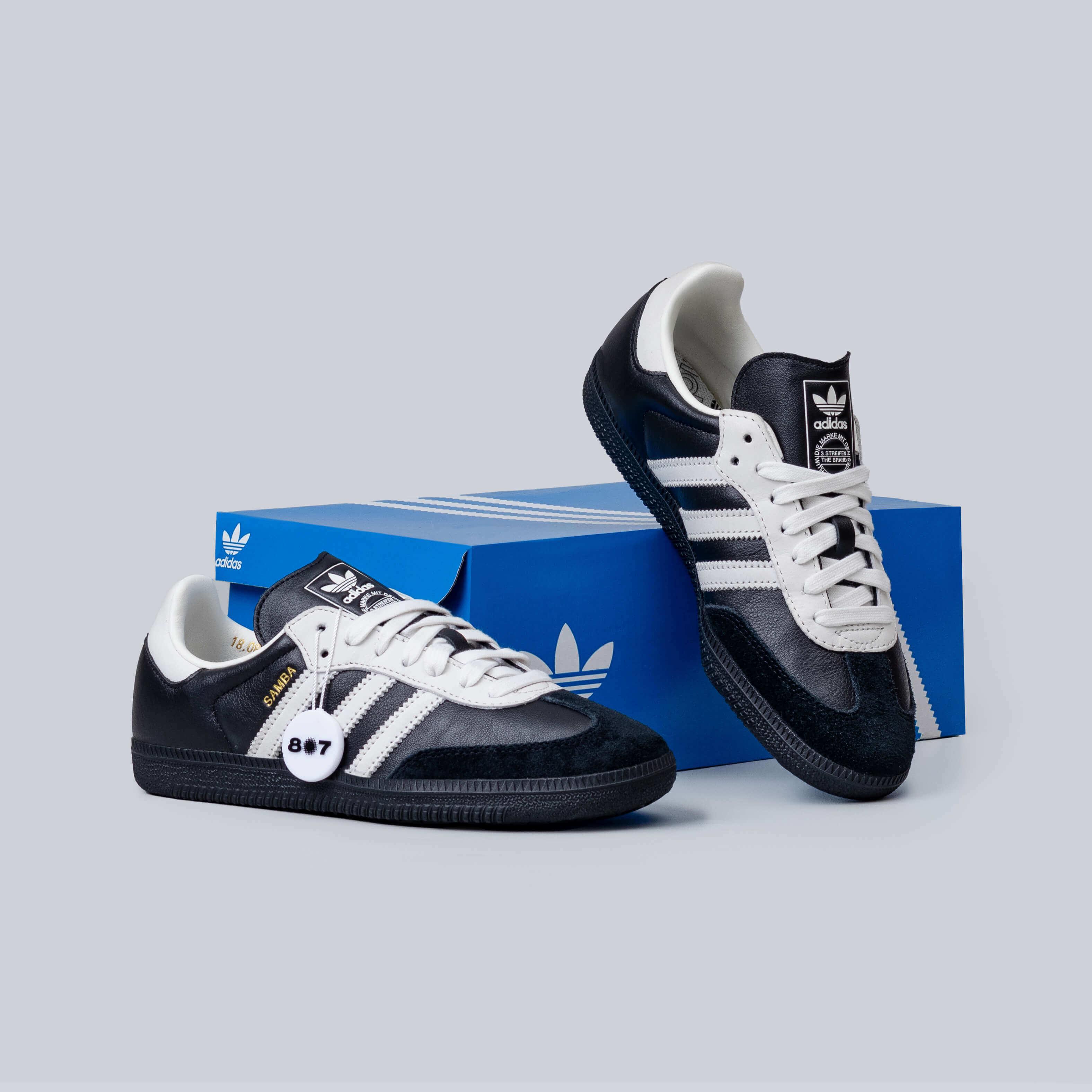 Adidas Samba Black White 75th Anniversary