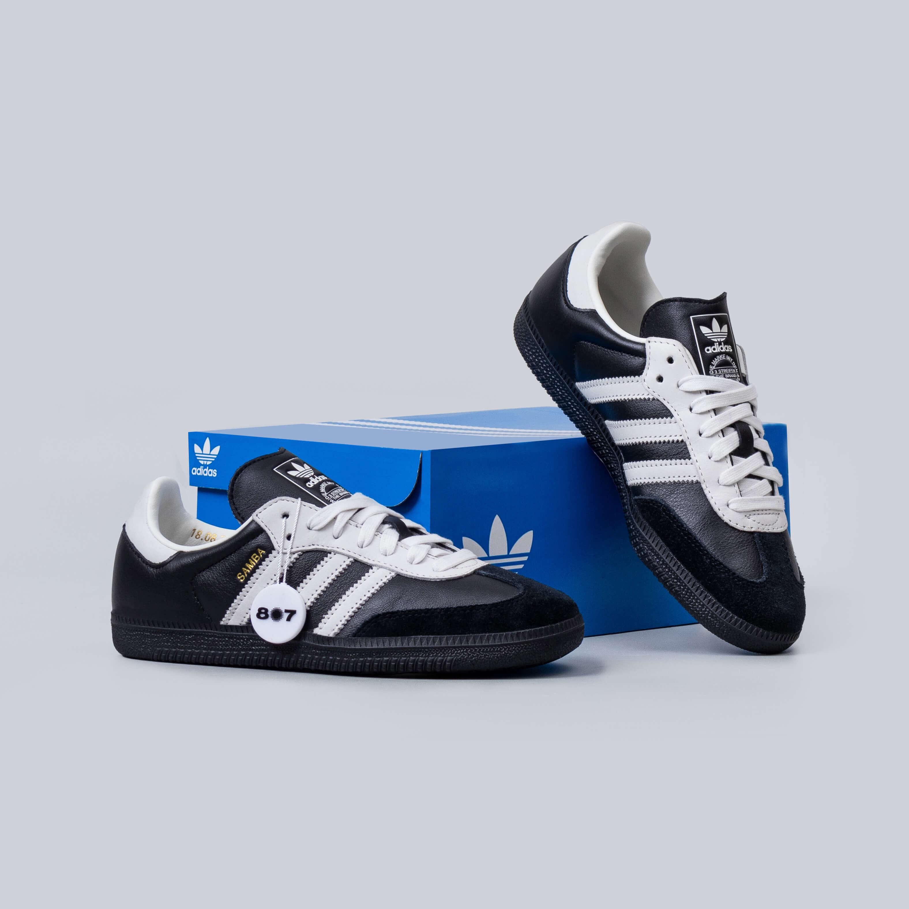 Adidas Samba Black White 75th Anniversary