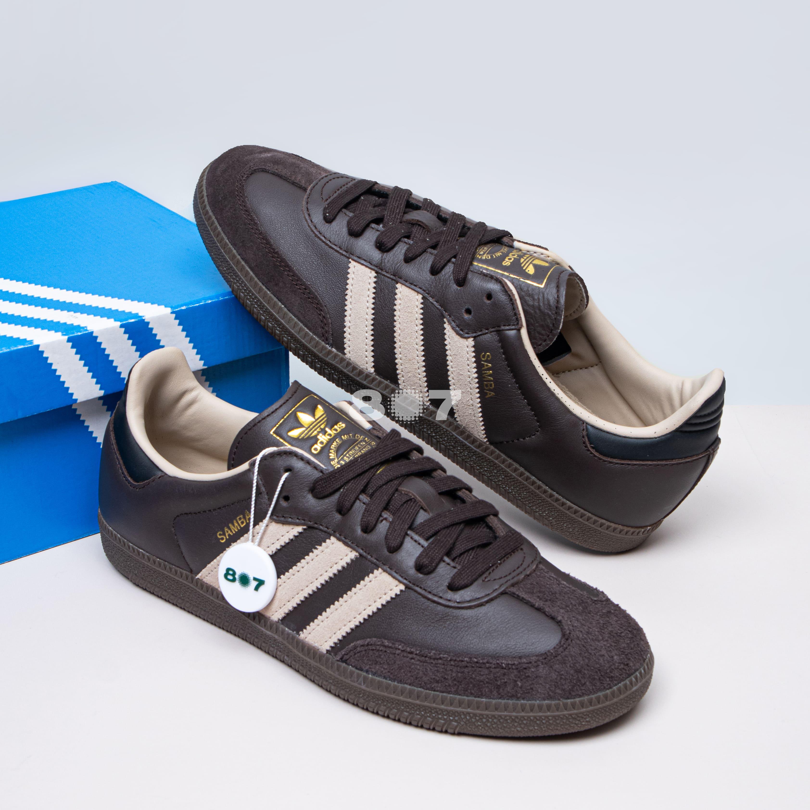 Adidas Samba Dark Brown Beige Gum