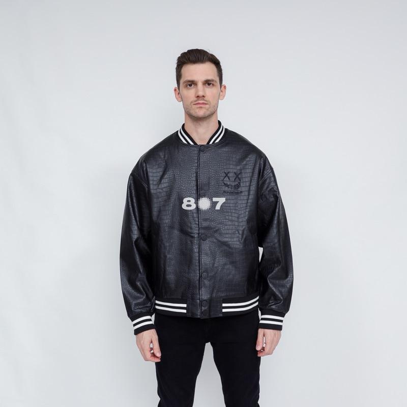 Ricky Is Clown Black Mamba Varsity Black Jacket
