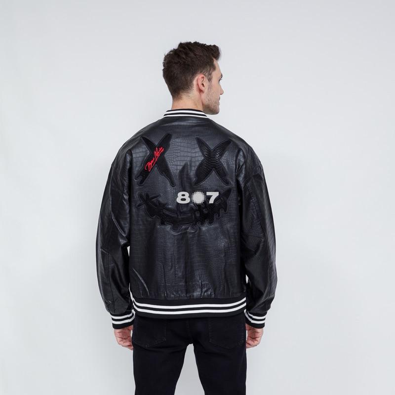 Ricky Is Clown Black Mamba Varsity Black Jacket