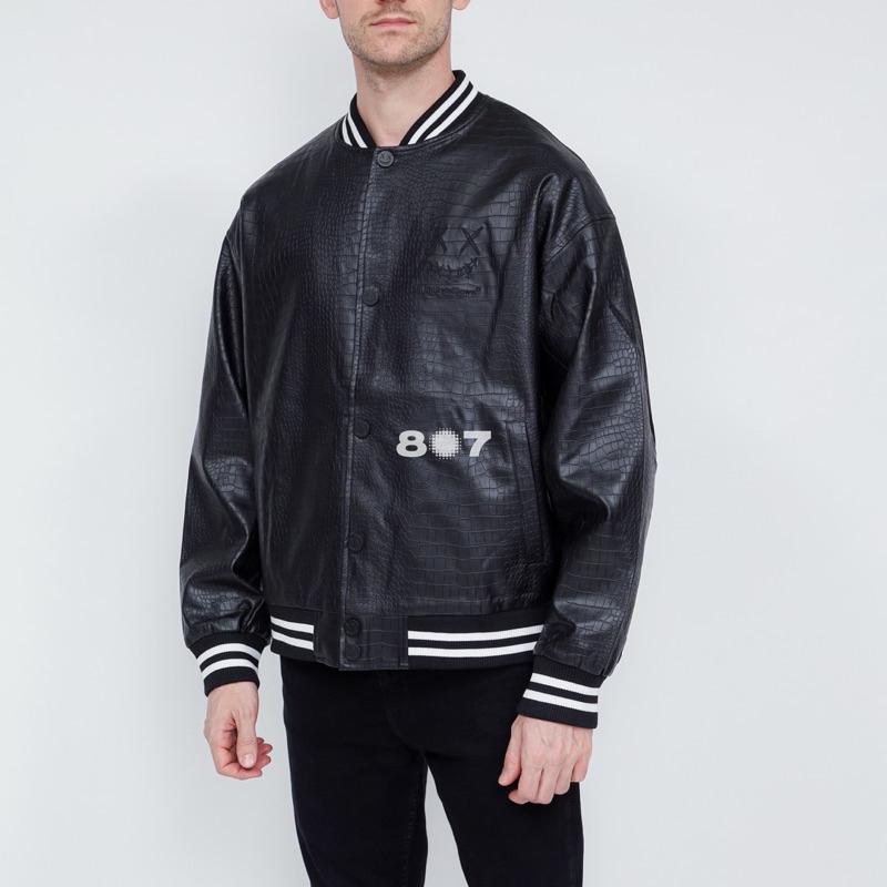 Ricky Is Clown Black Mamba Varsity Black Jacket