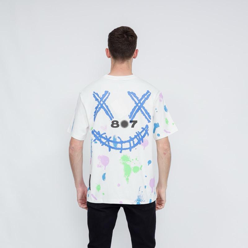 Ricky Is Clown Center Pink Paint White Tee