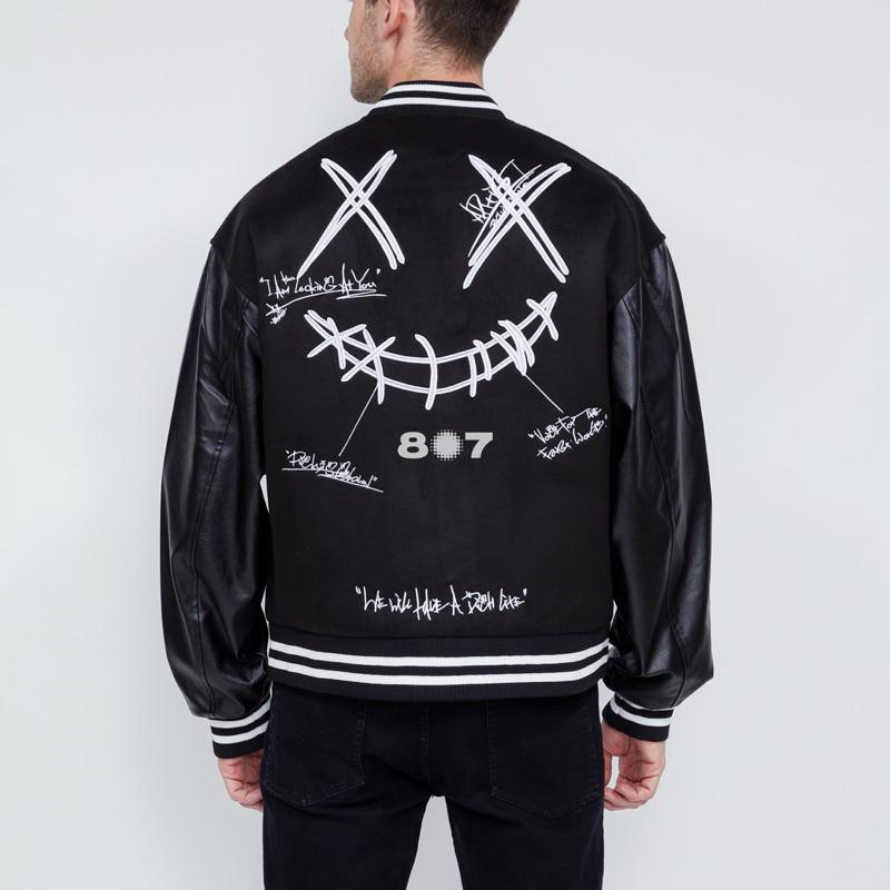 Ricky Is Clown Classic Varsity Black Jacket