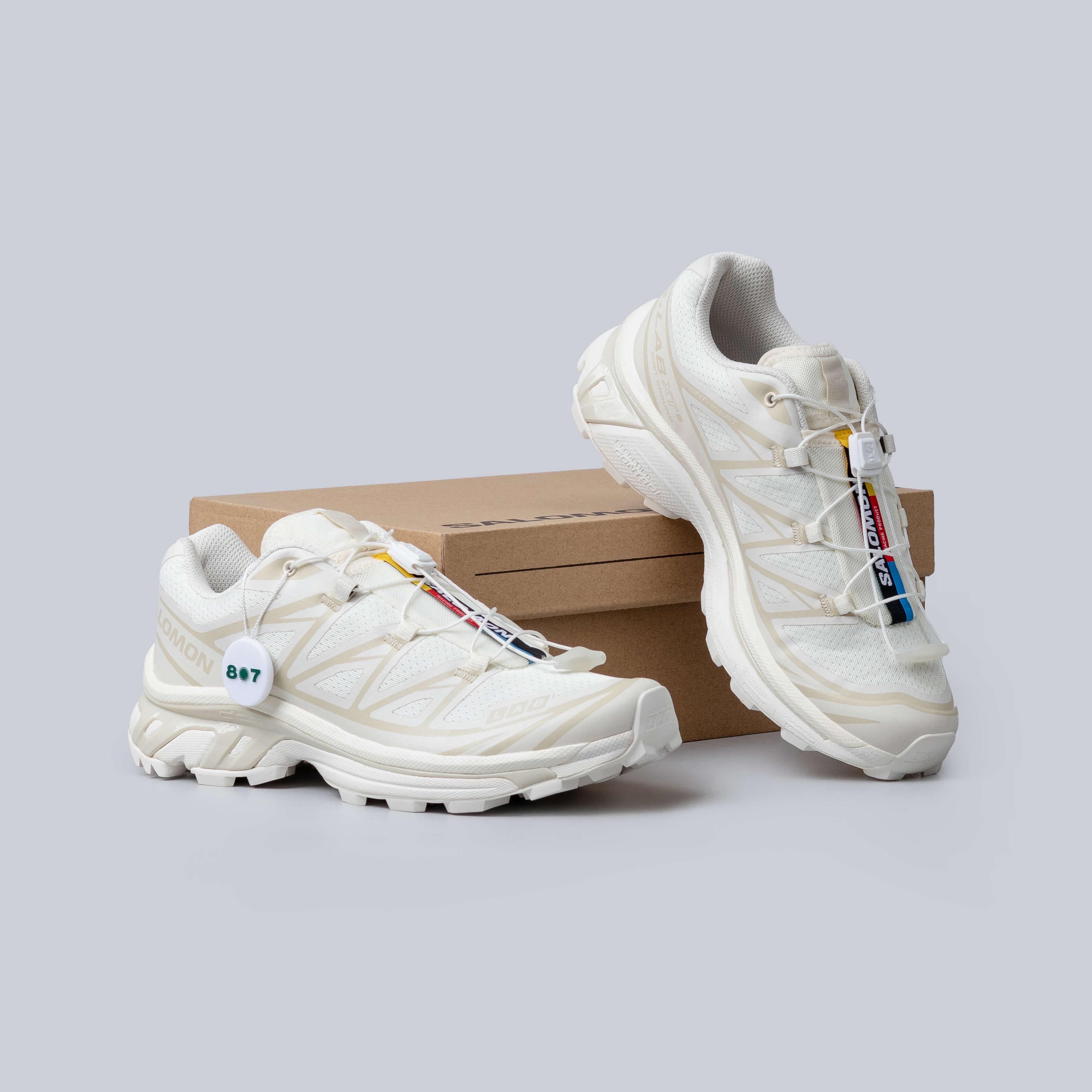 Salomon XT6 Vanilla Ice Almond Milk White Cream