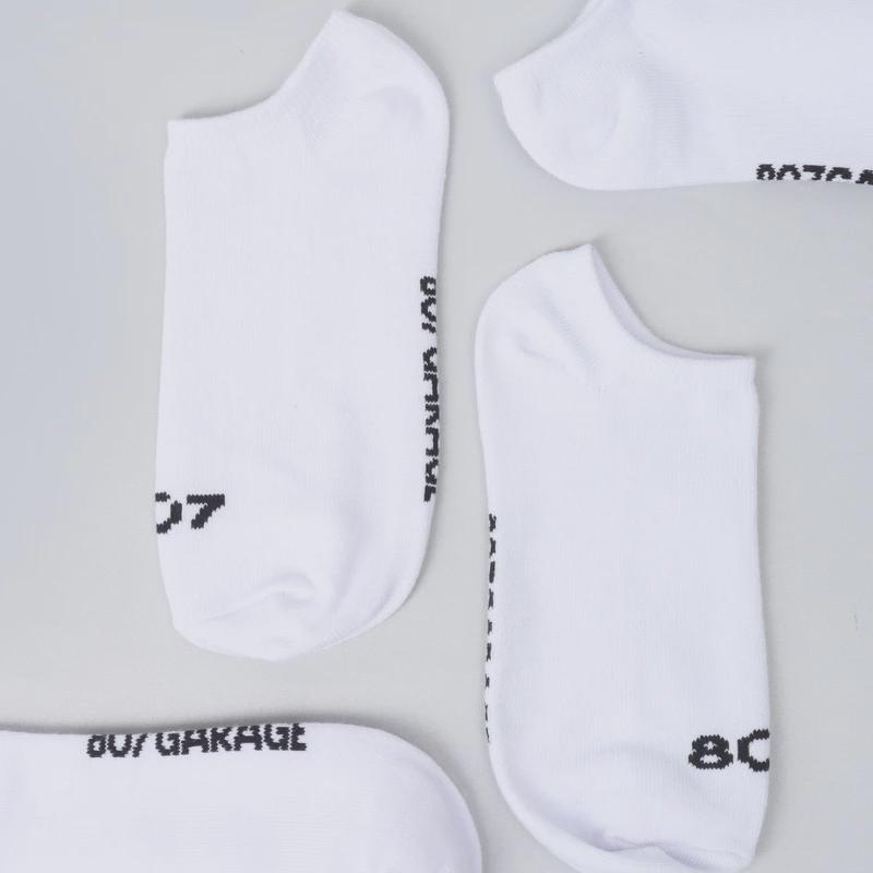 807 Hidden Socks White Black