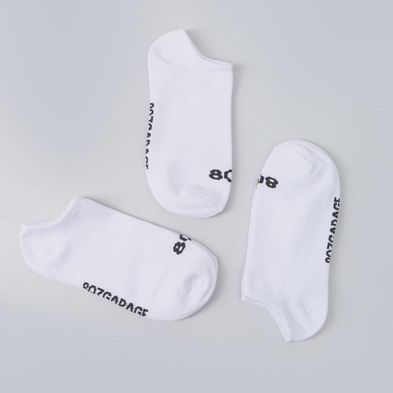 807 Hidden Socks White Black
