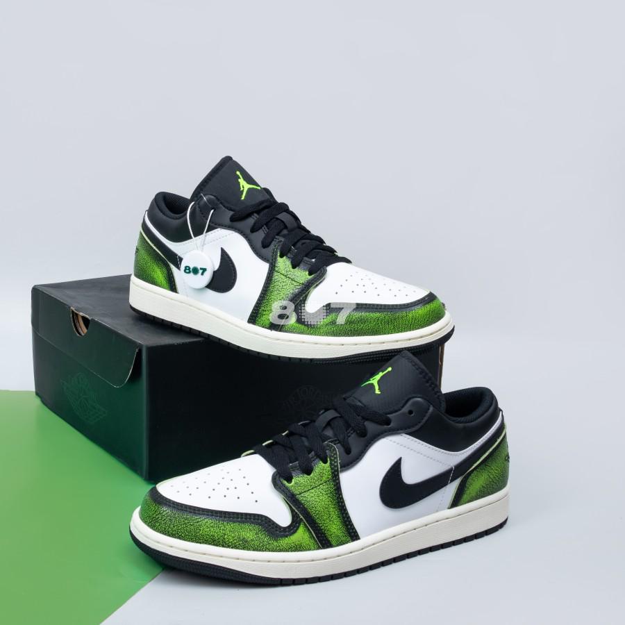 Air Jordan 1 Low Wear Away Electric Green