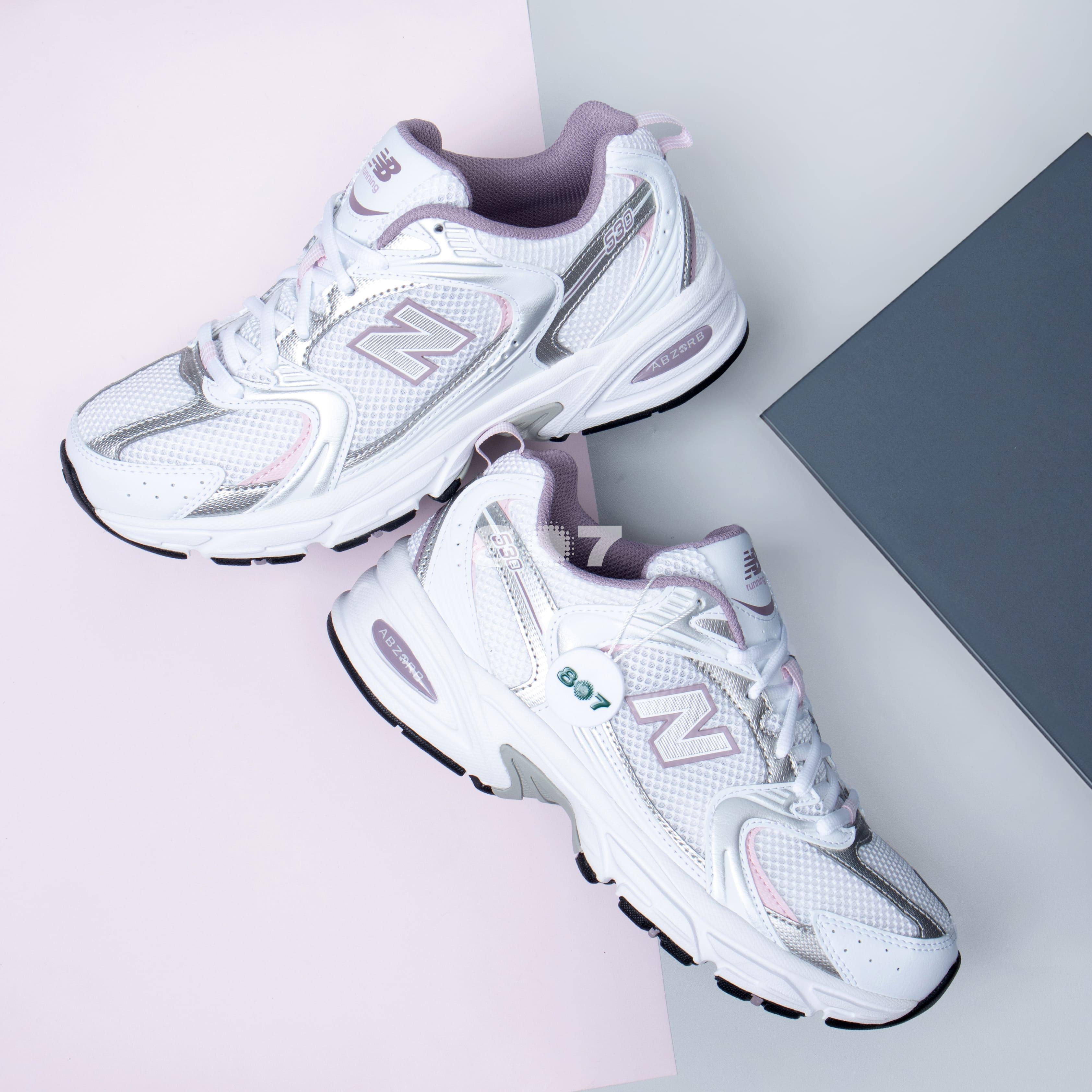 New Balance 530 Ice Wine White Pink