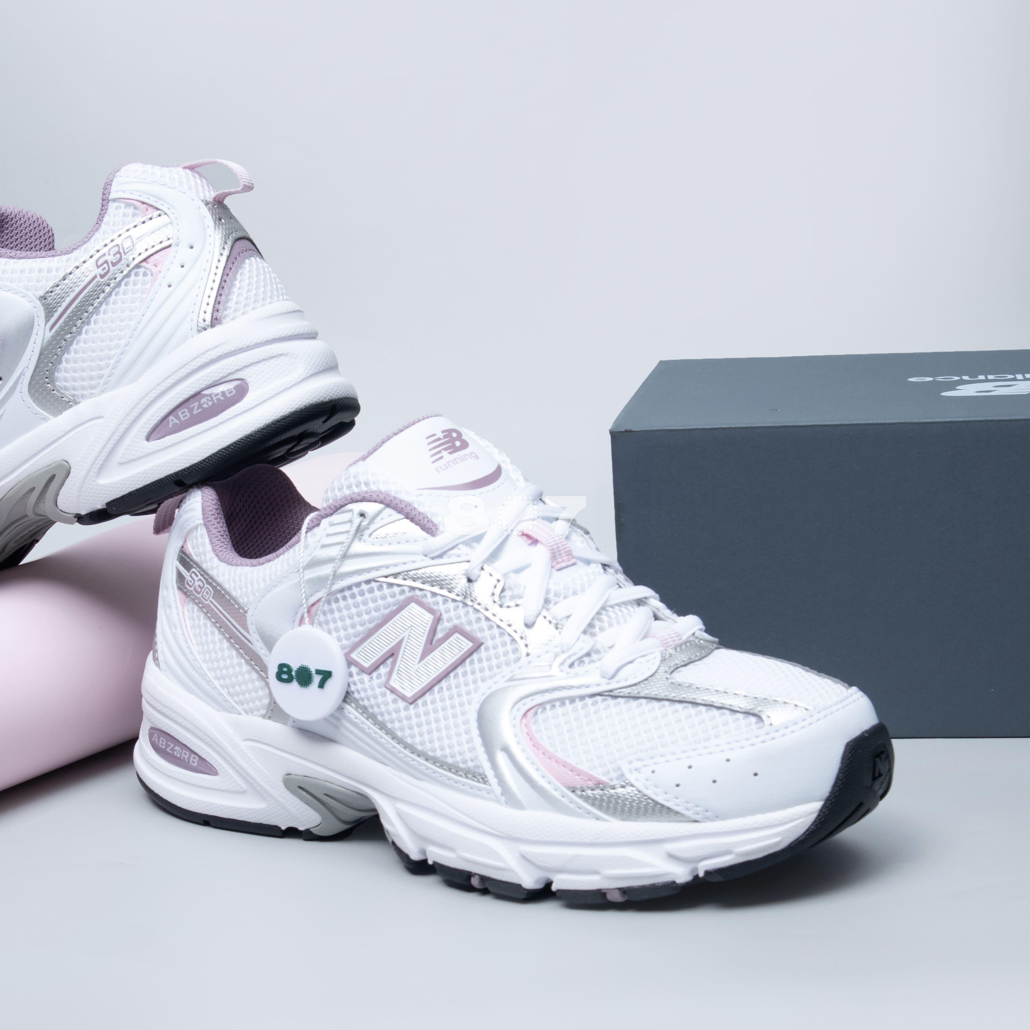 New Balance 530 Ice Wine White Pink