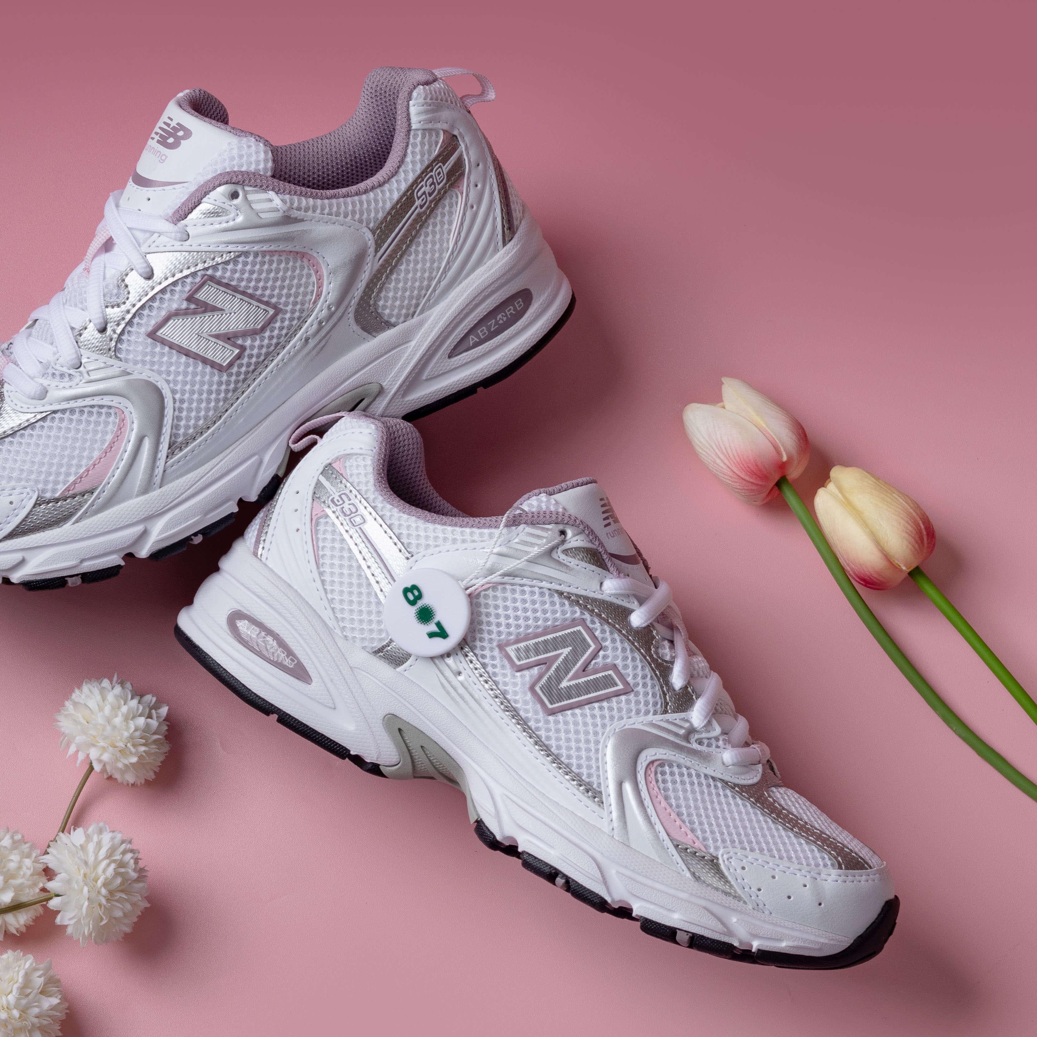 New Balance 530 Ice Wine White Pink