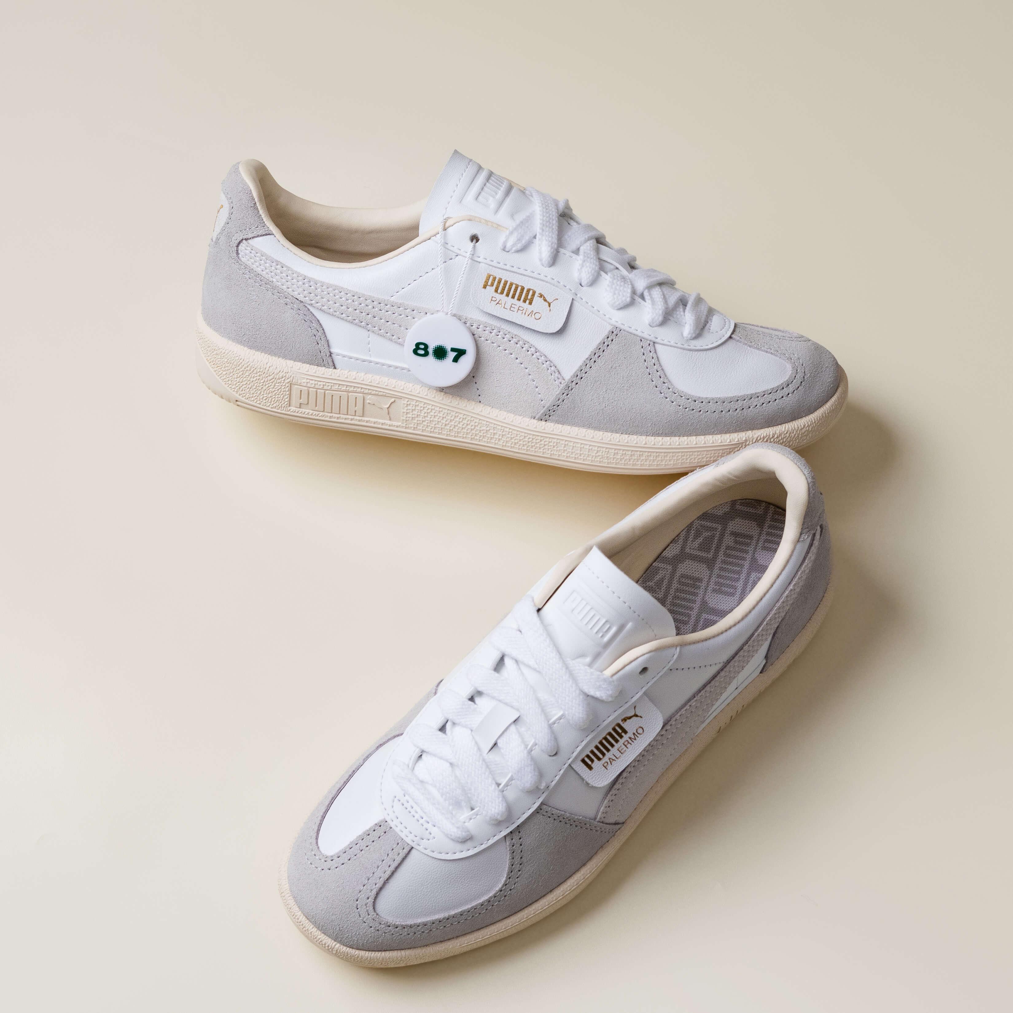 Puma Palermo White Light Grey