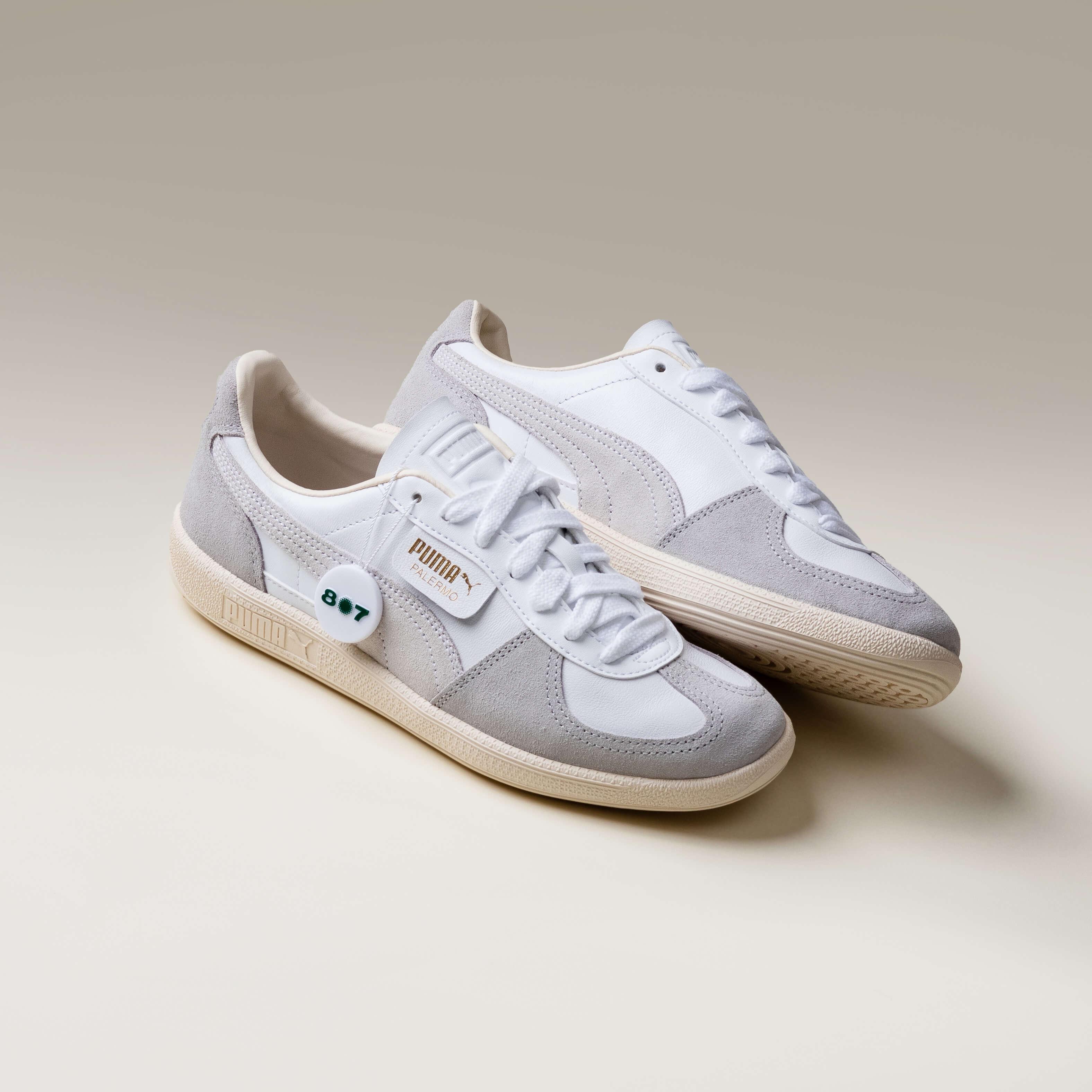 Puma Palermo White Light Grey