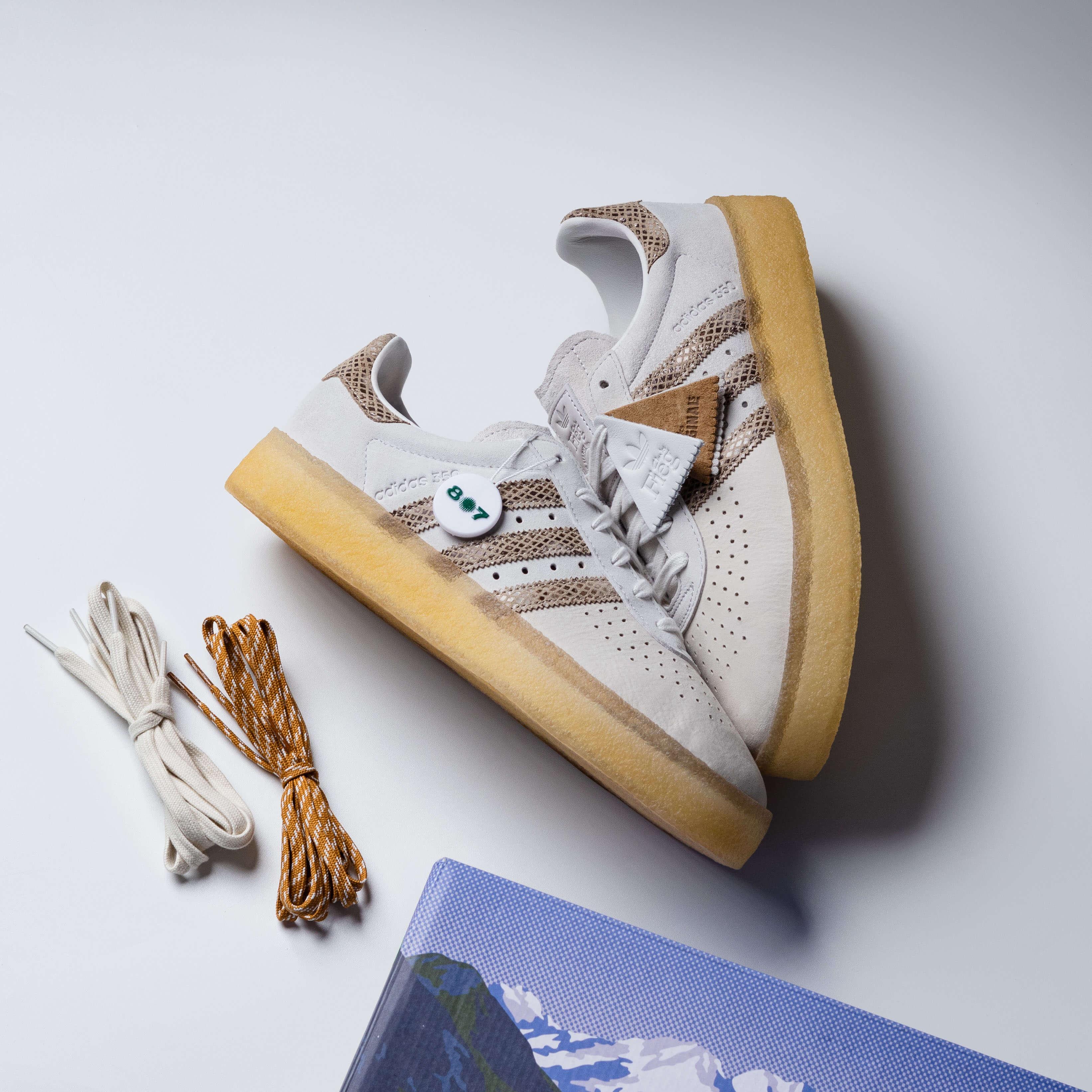 Adidas AS350 Kith Clarks White Cream