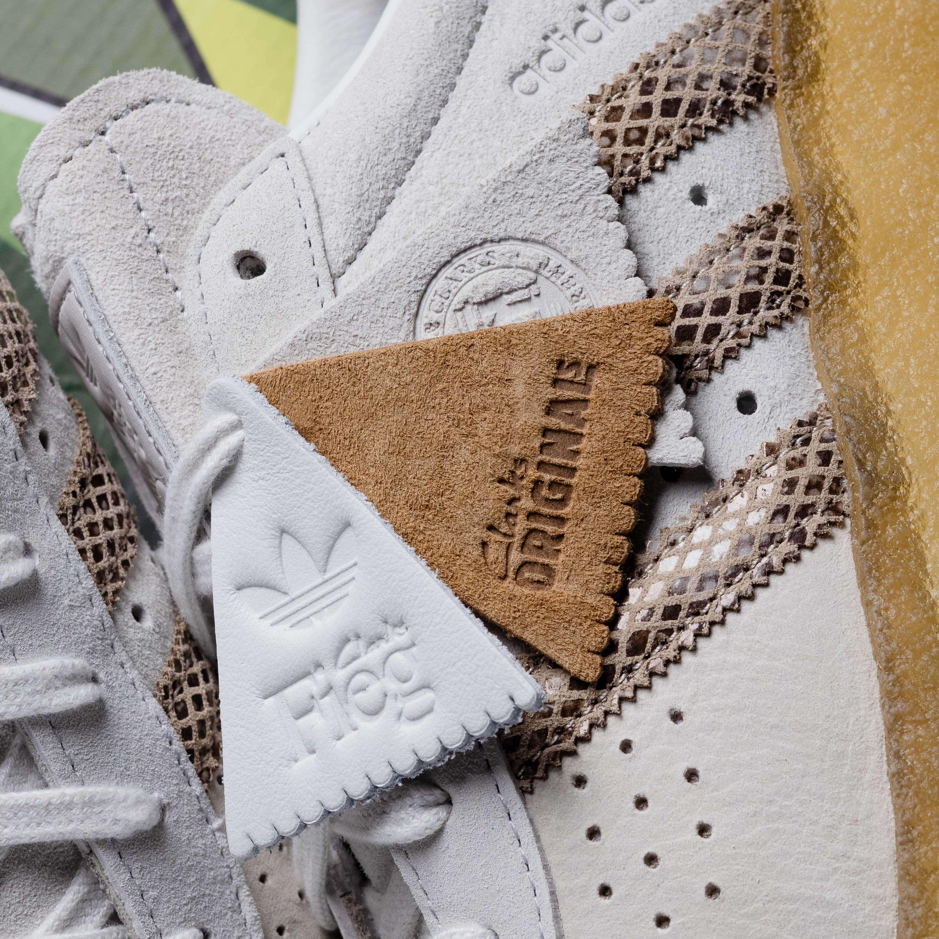 Adidas AS350 Kith Clarks White Cream