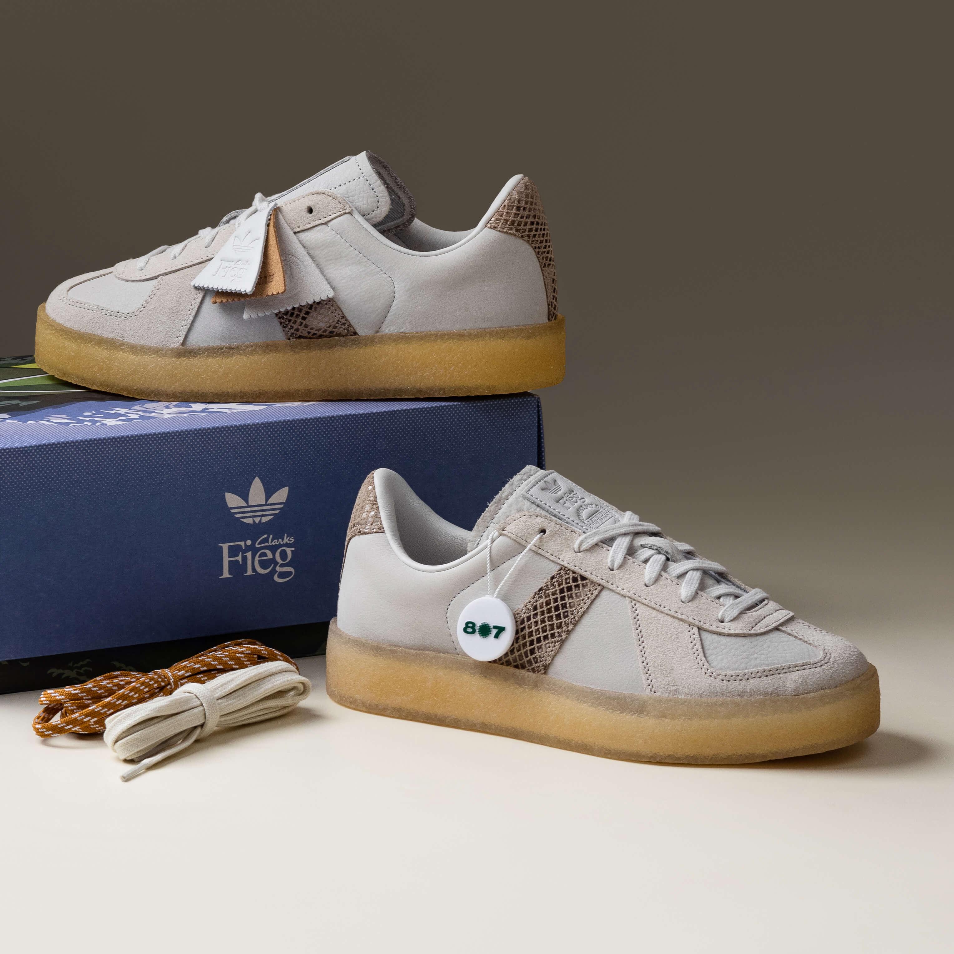Adidas BW Army Kith Clarks White Cream
