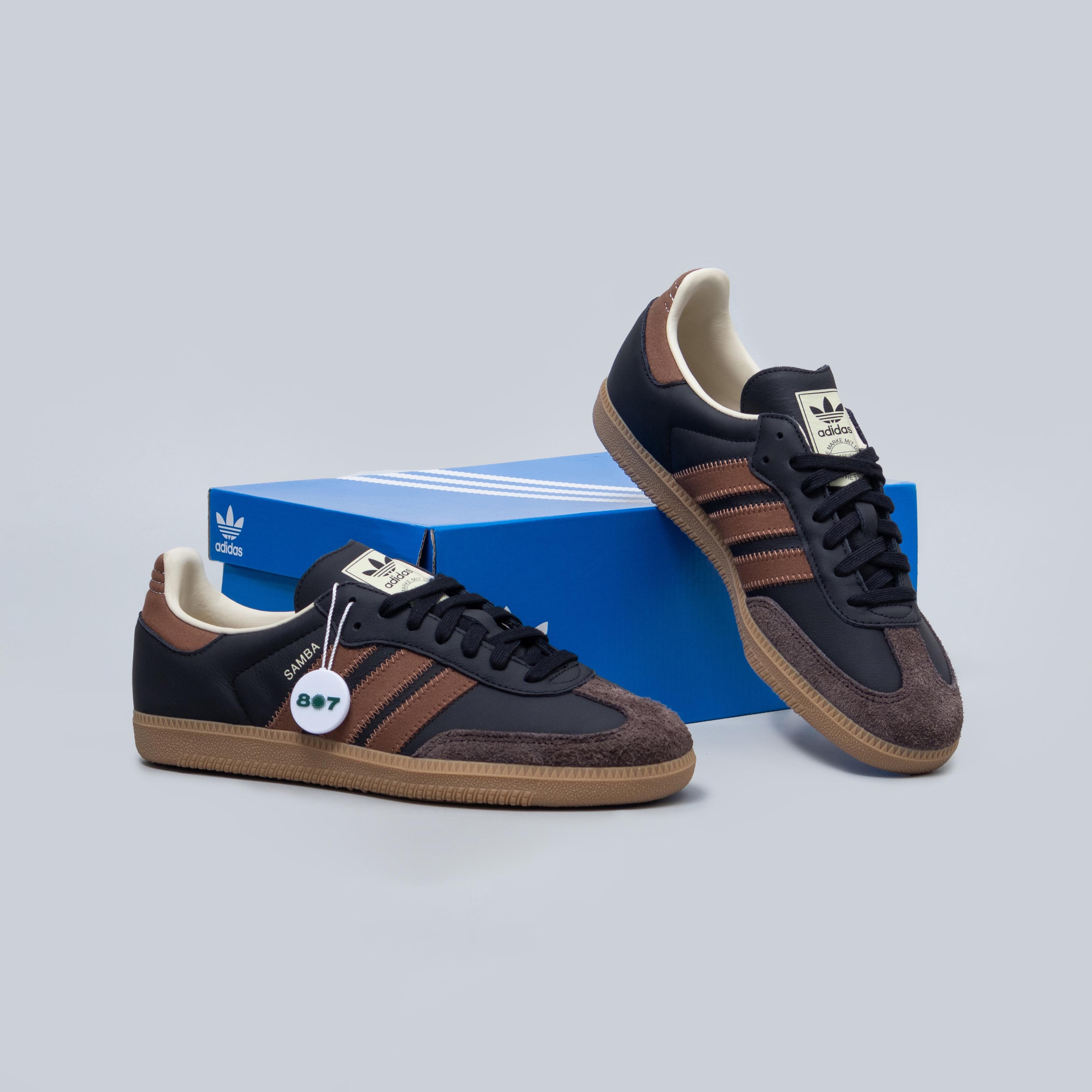 Adidas Samba OG Core Black Preloved Brown