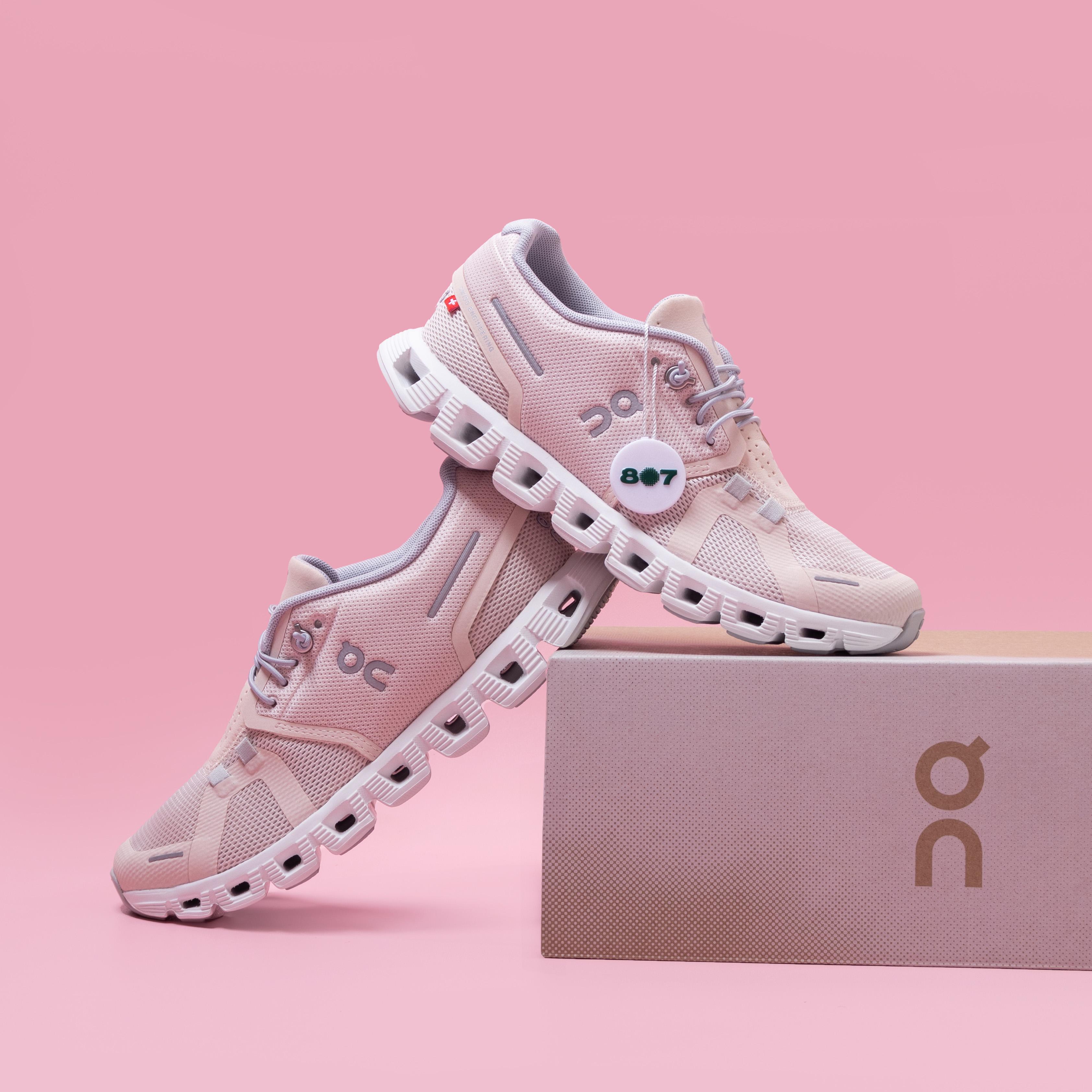 ON Cloud 5 Shell White Pink