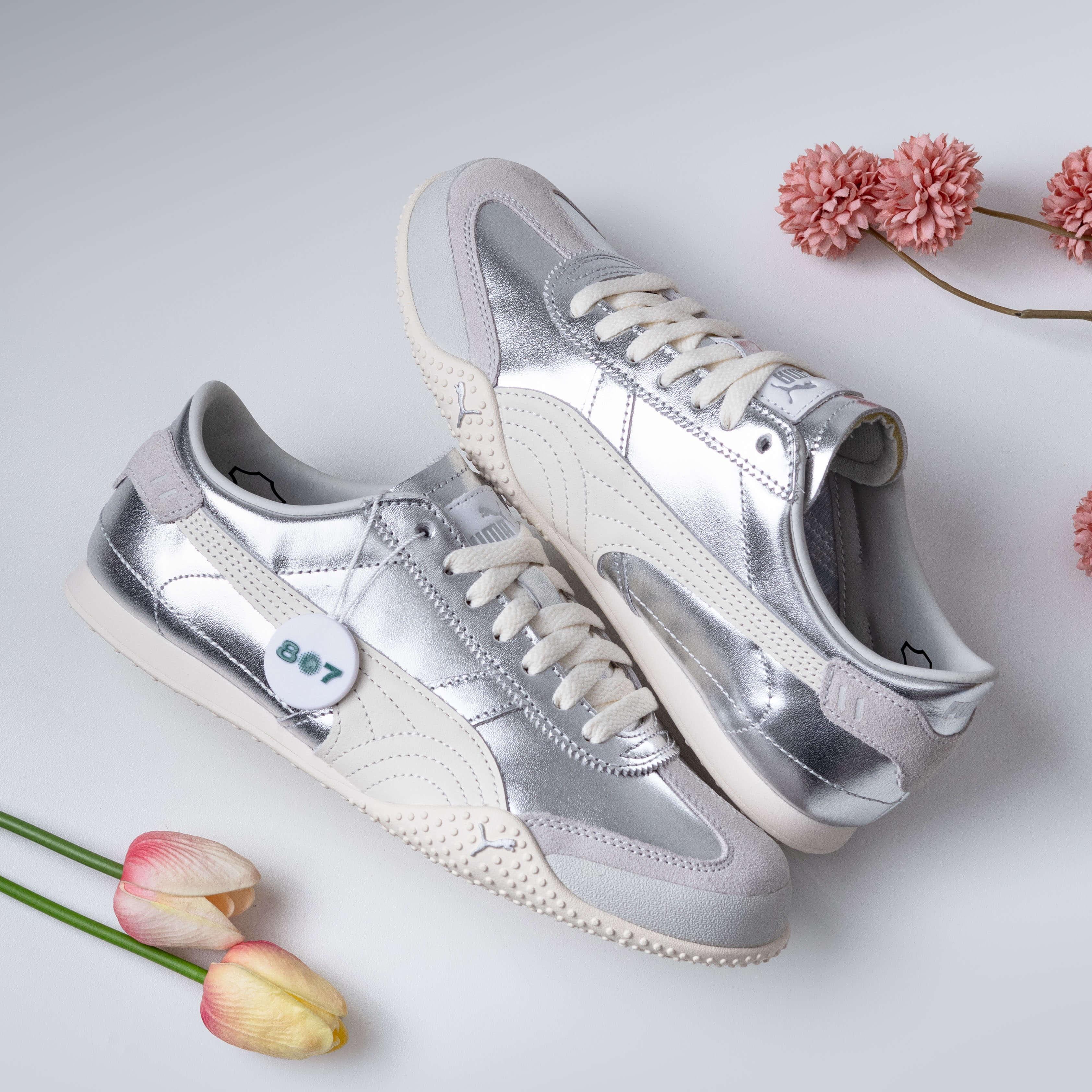 Puma Bella UT Leather Silver