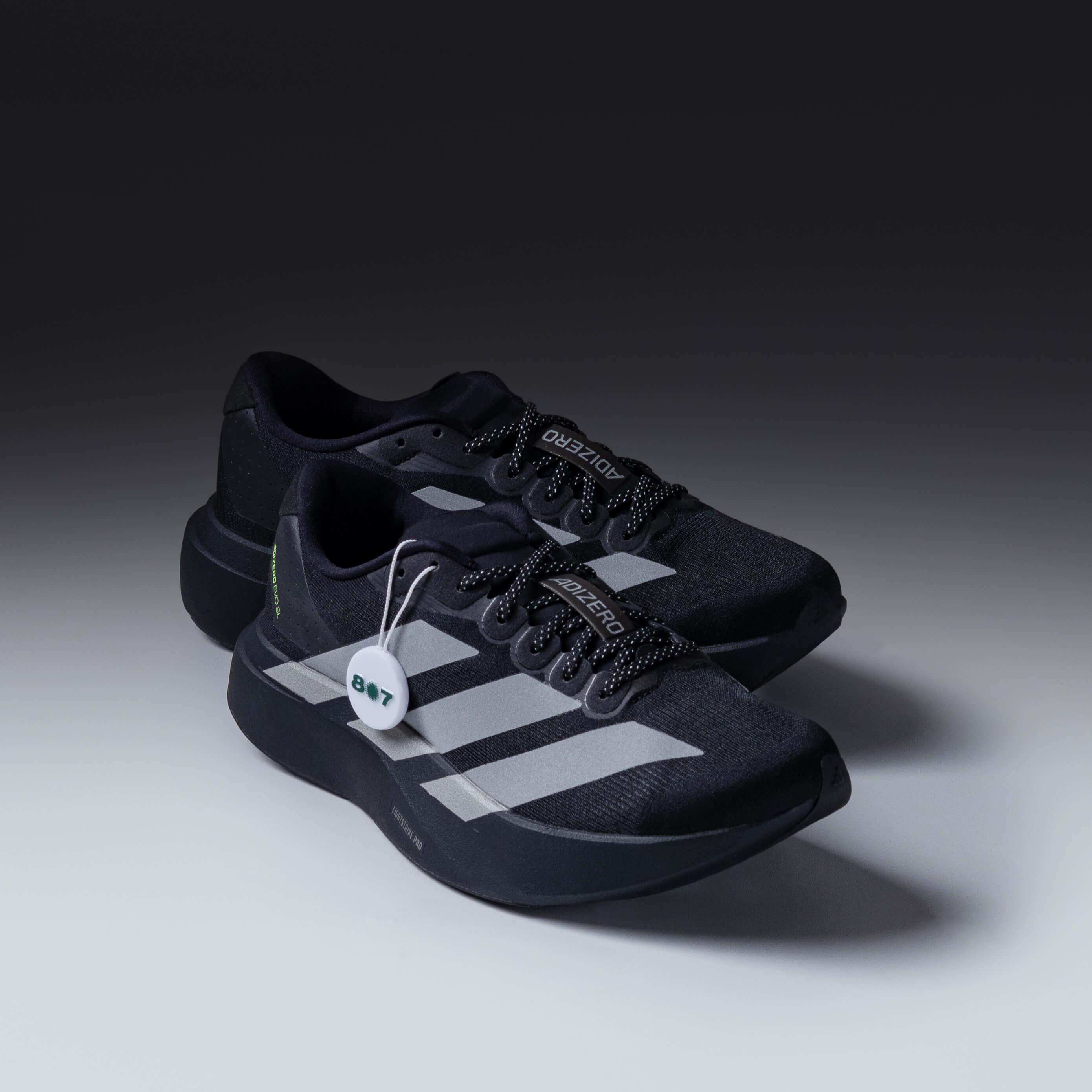 Adidas Adizero Evo SL Core Black Silver Metallic