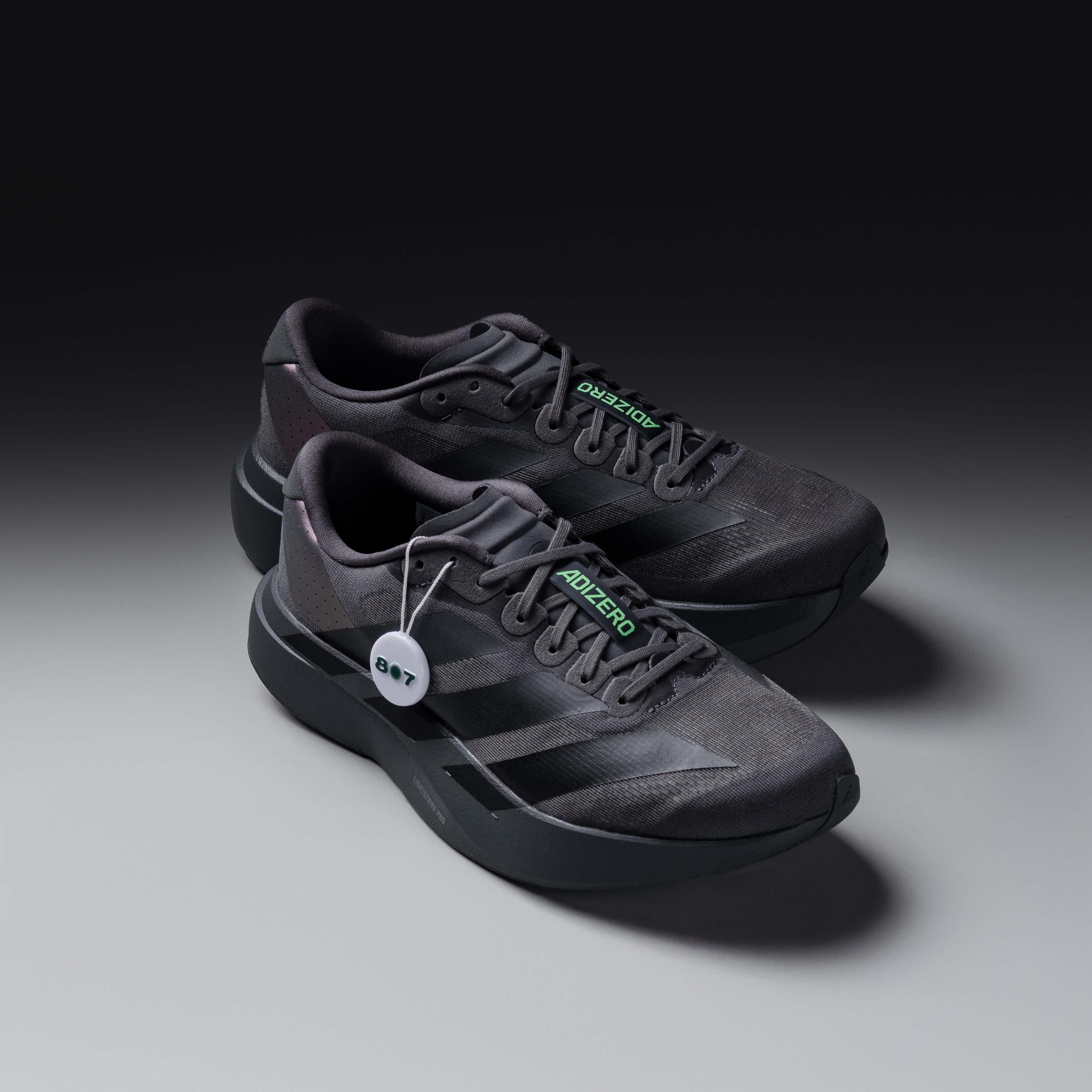 Adidas Adizero Evo SL Grey Black Lime Burst