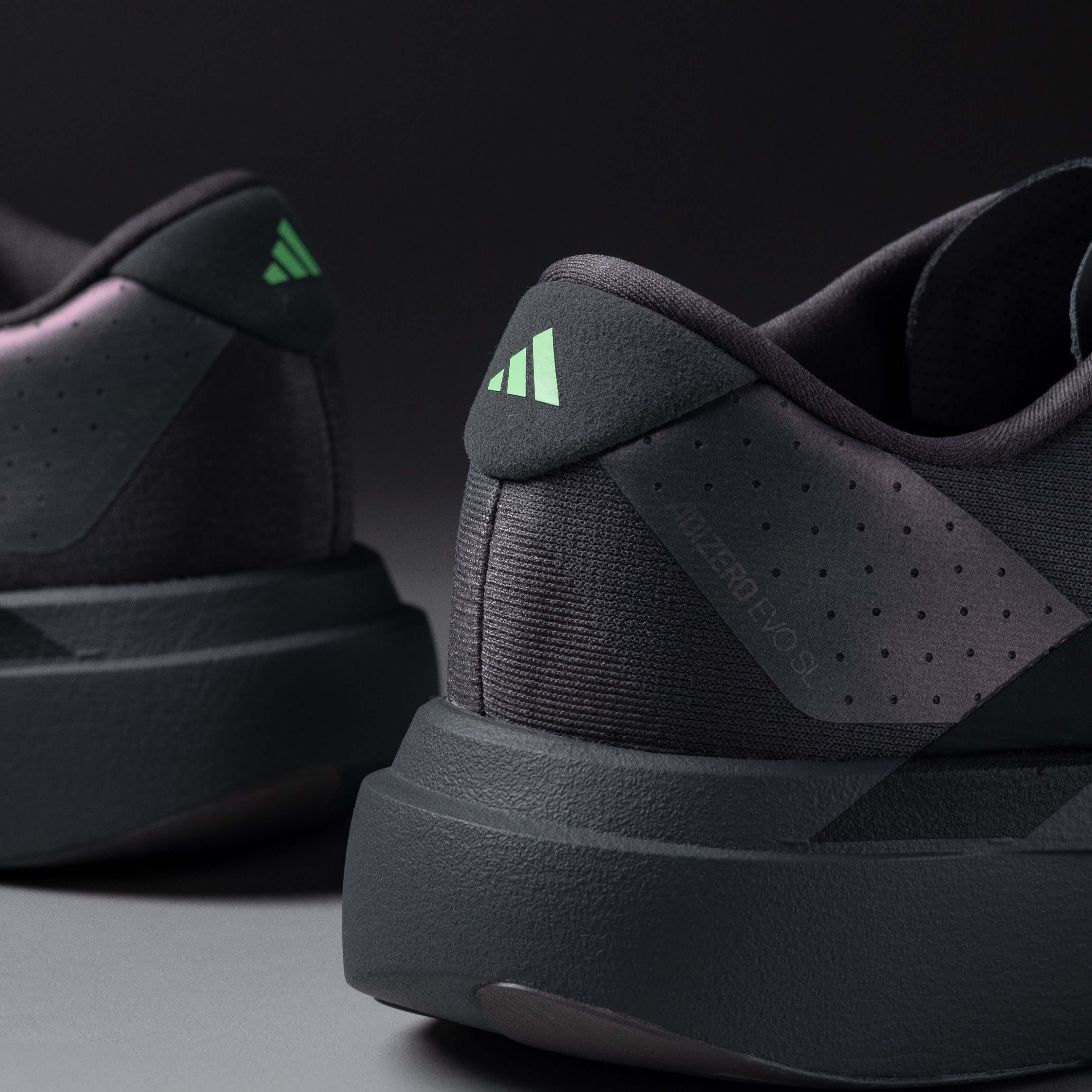 Adidas Adizero Evo SL Grey Black Lime Burst