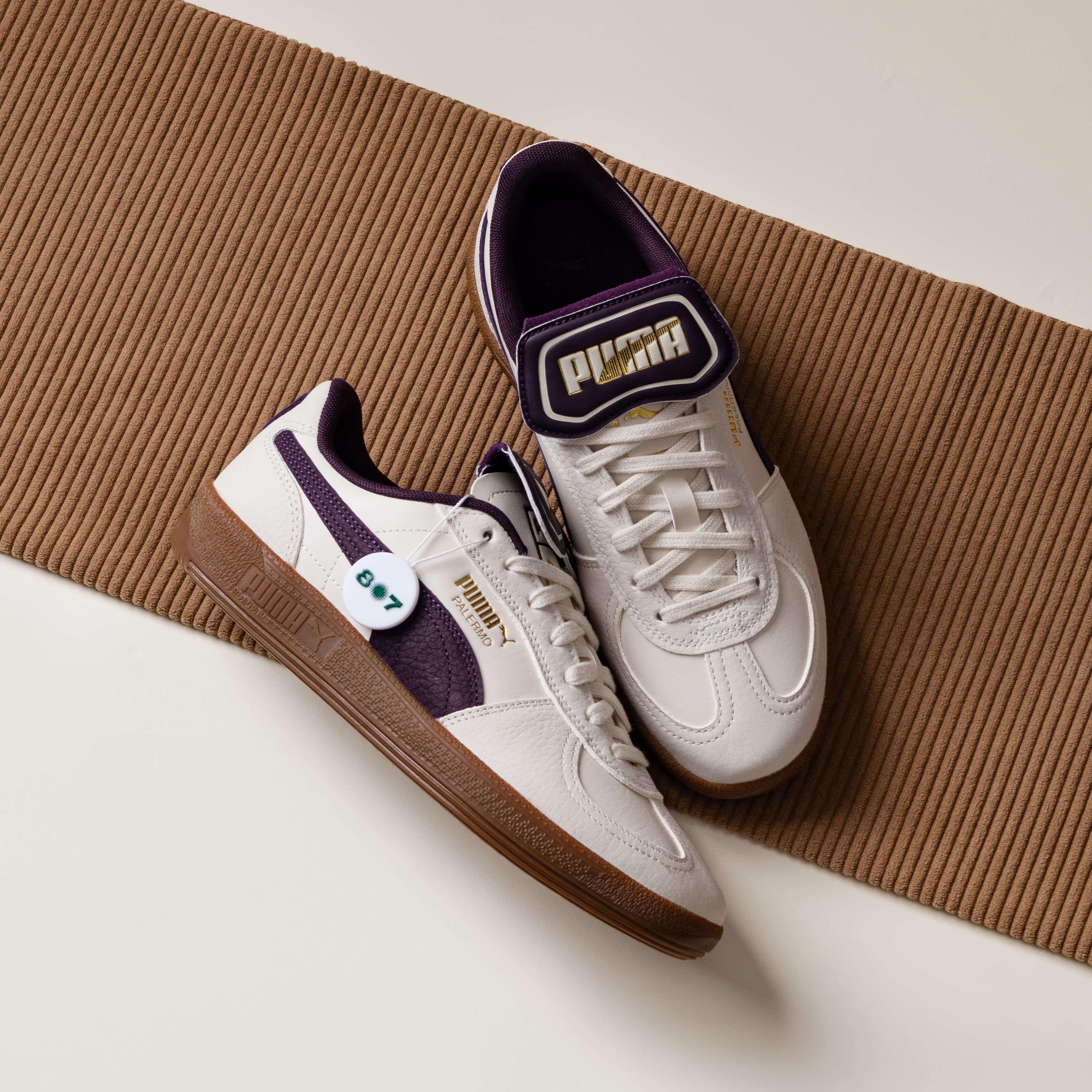 Puma Palermo Premium Alpine Snow Midnight Plum