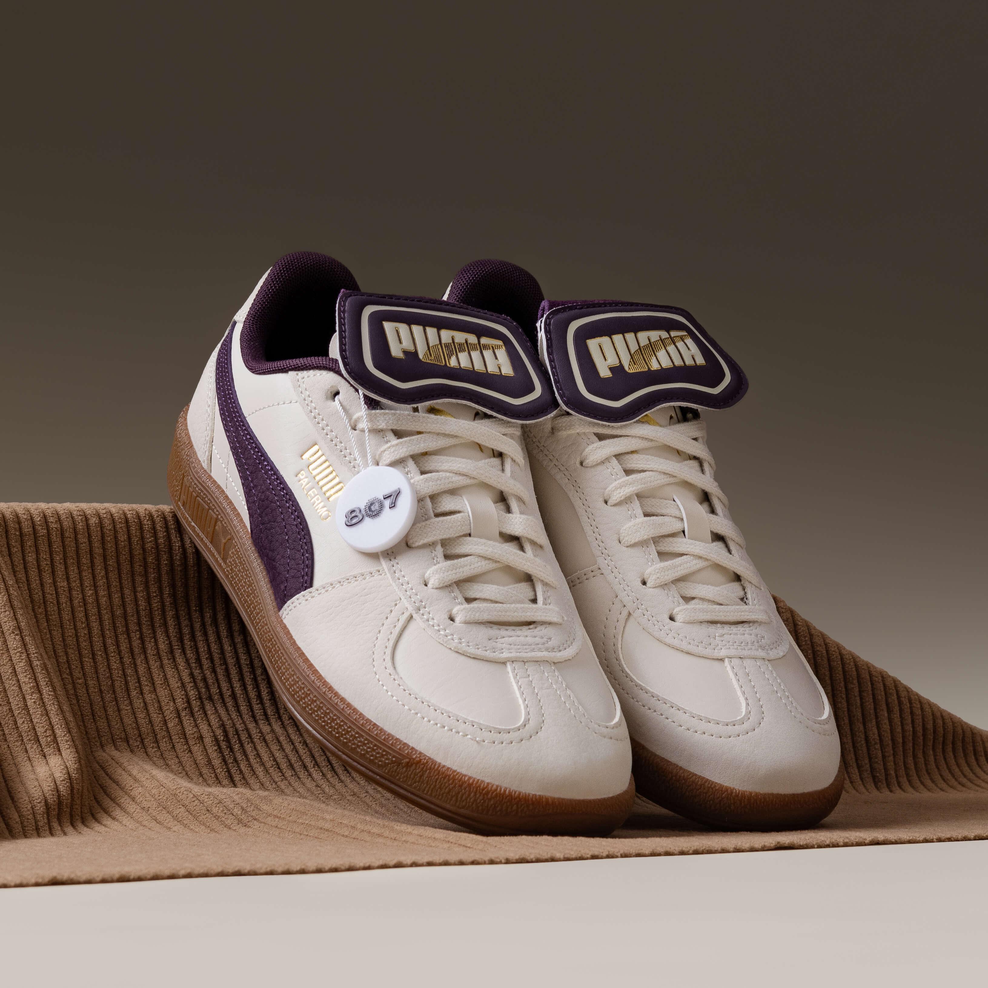 Puma Palermo Premium Alpine Snow Midnight Plum
