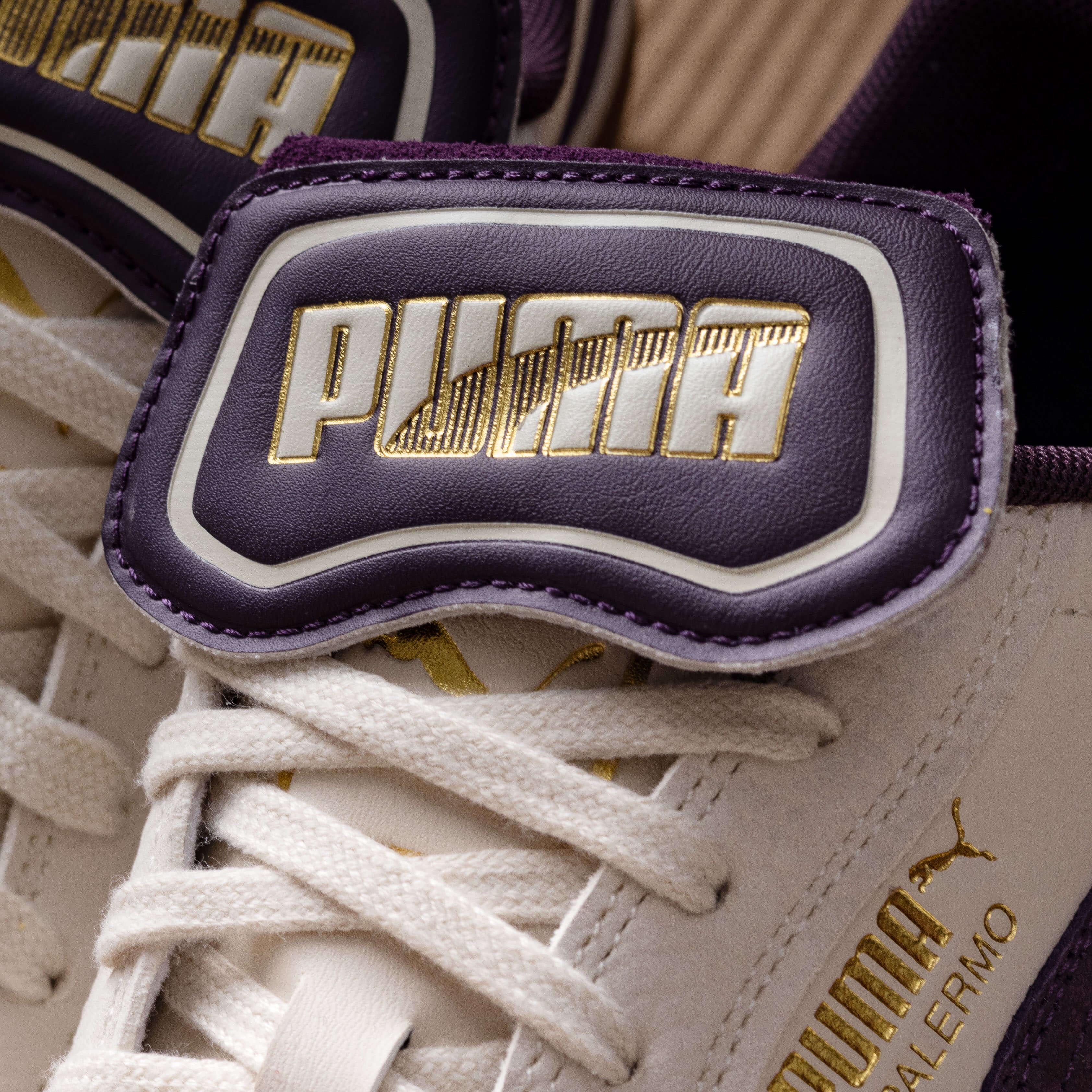 Puma Palermo Premium Alpine Snow Midnight Plum
