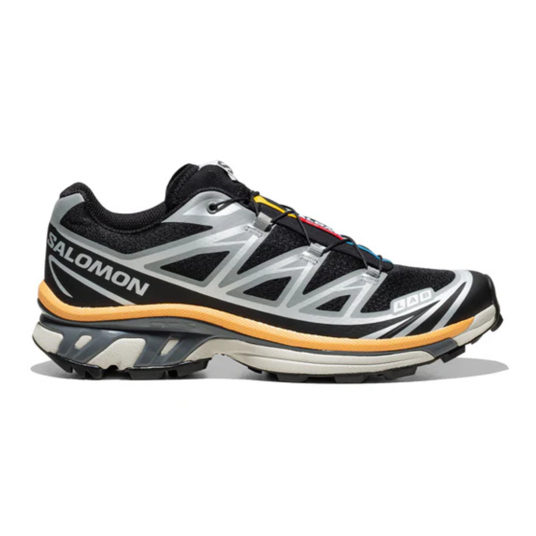 Salomon XT6 Black Footwear Silver Warm Apricot