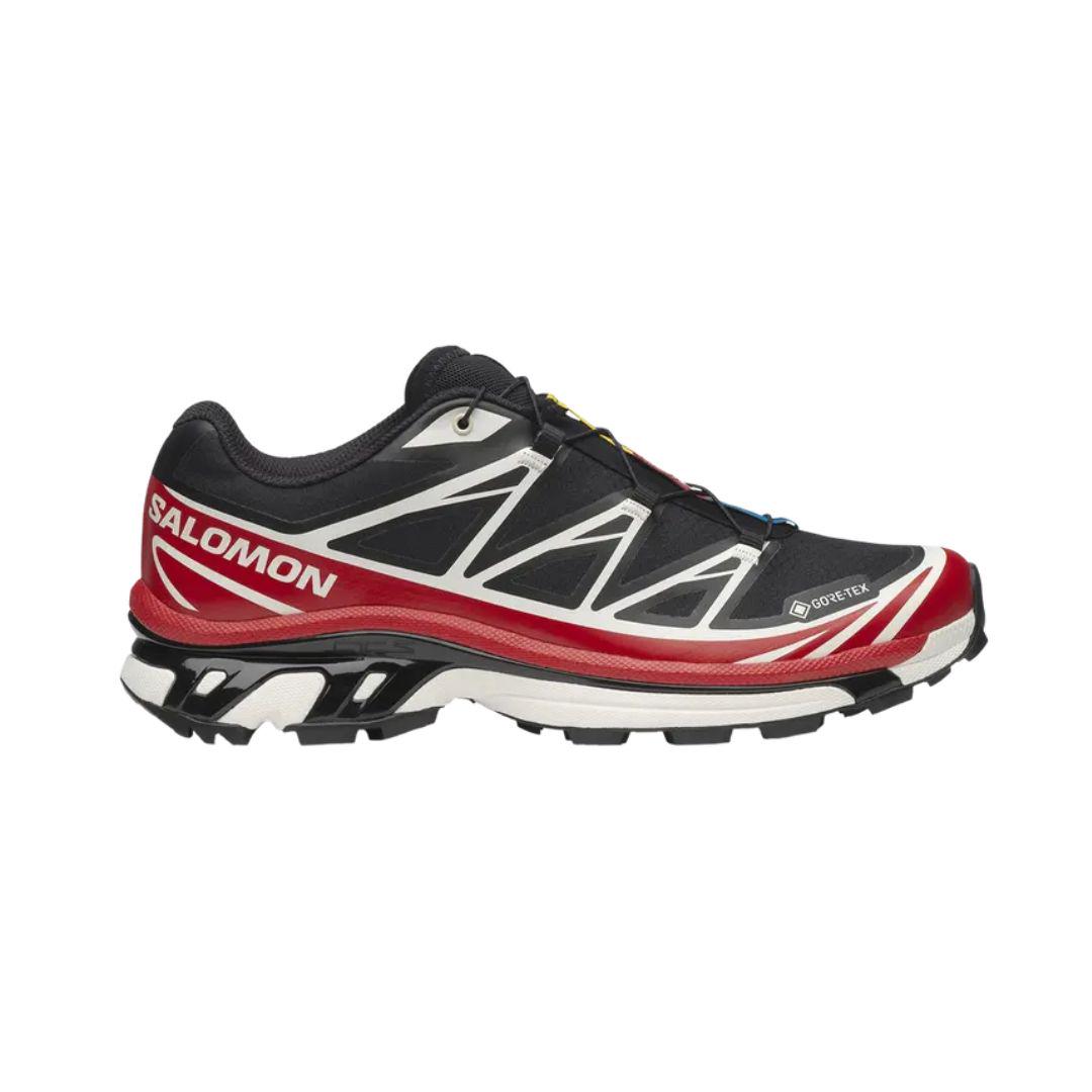 Salomon XT6 Goretex Black Flame Scarlet