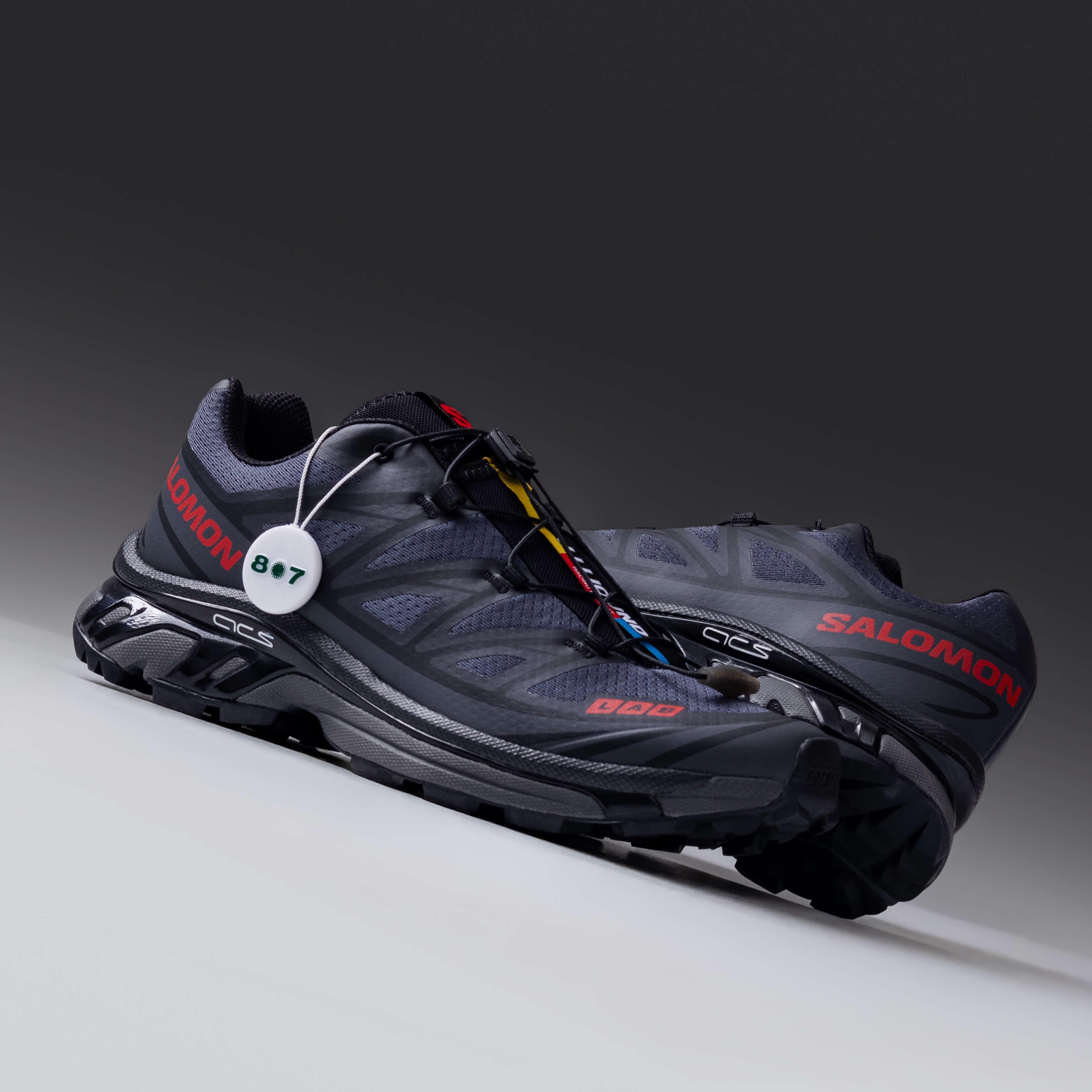 Salomon XT6 JJJJound Black Fiery Red