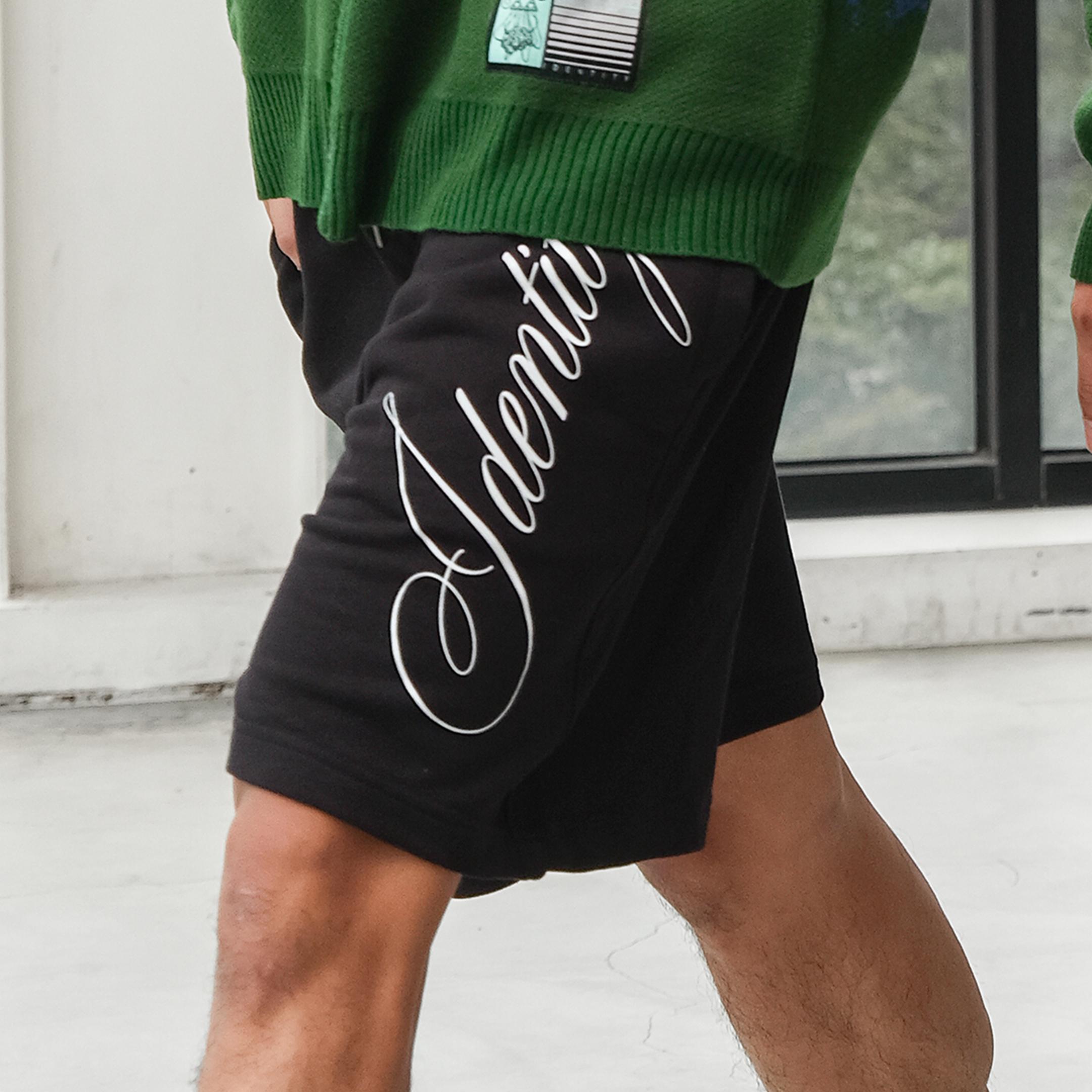 807GARAGE / 807 IDENTITY - Script Identity Logo Shortpants