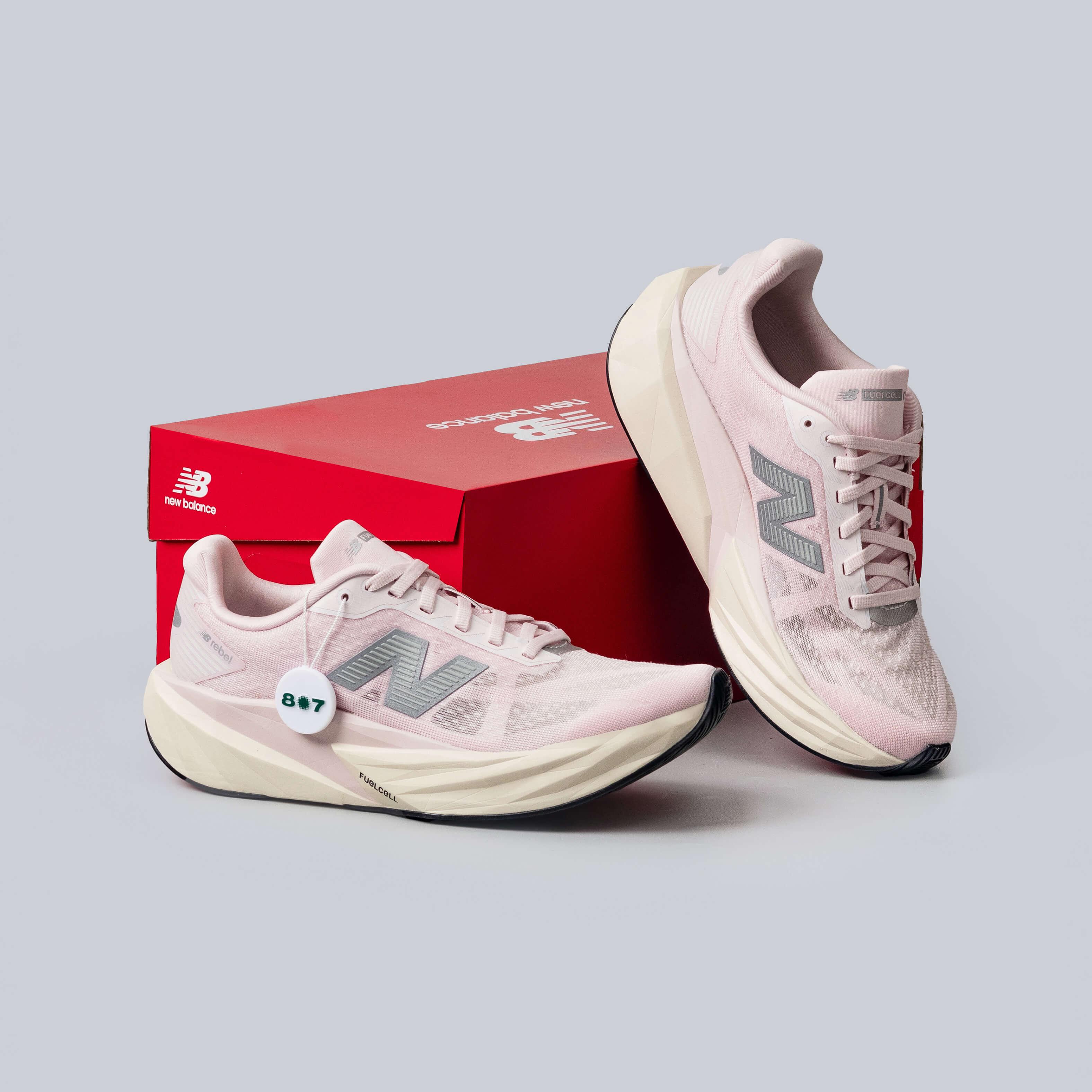 New Balance FuelCell Rebel V5 Pink Granite Silver