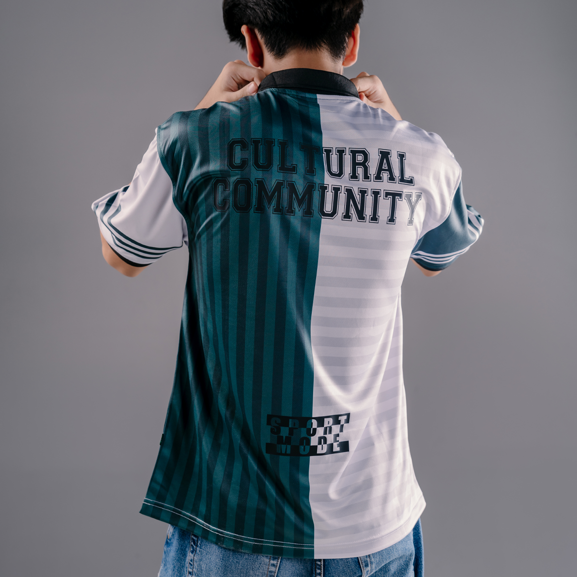  807 IDENTITY Forest Stripes Jersey