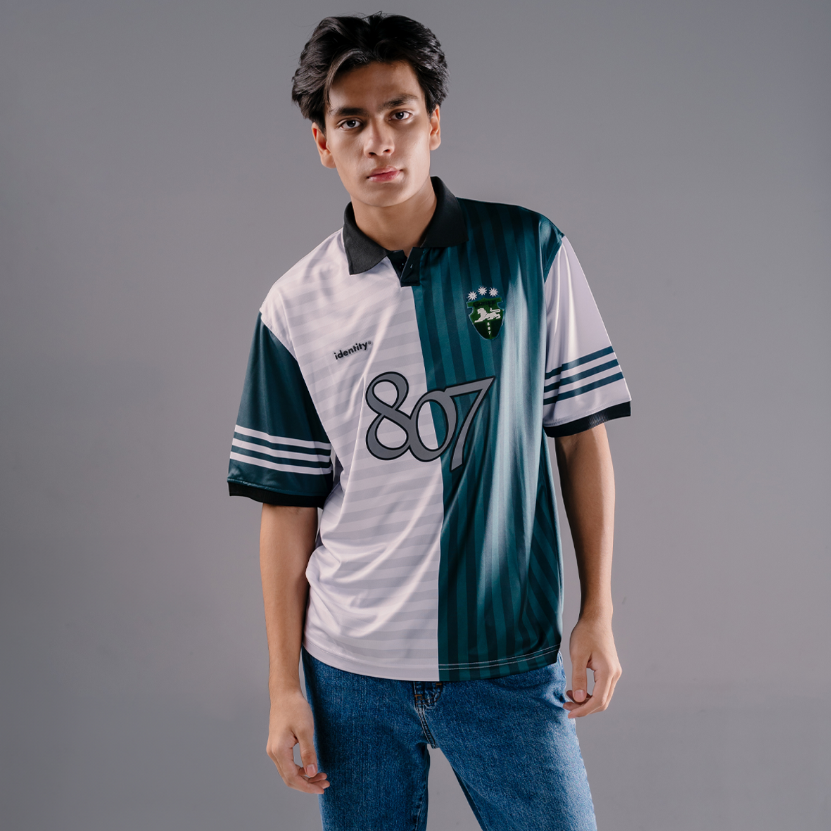  807 IDENTITY Forest Stripes Jersey