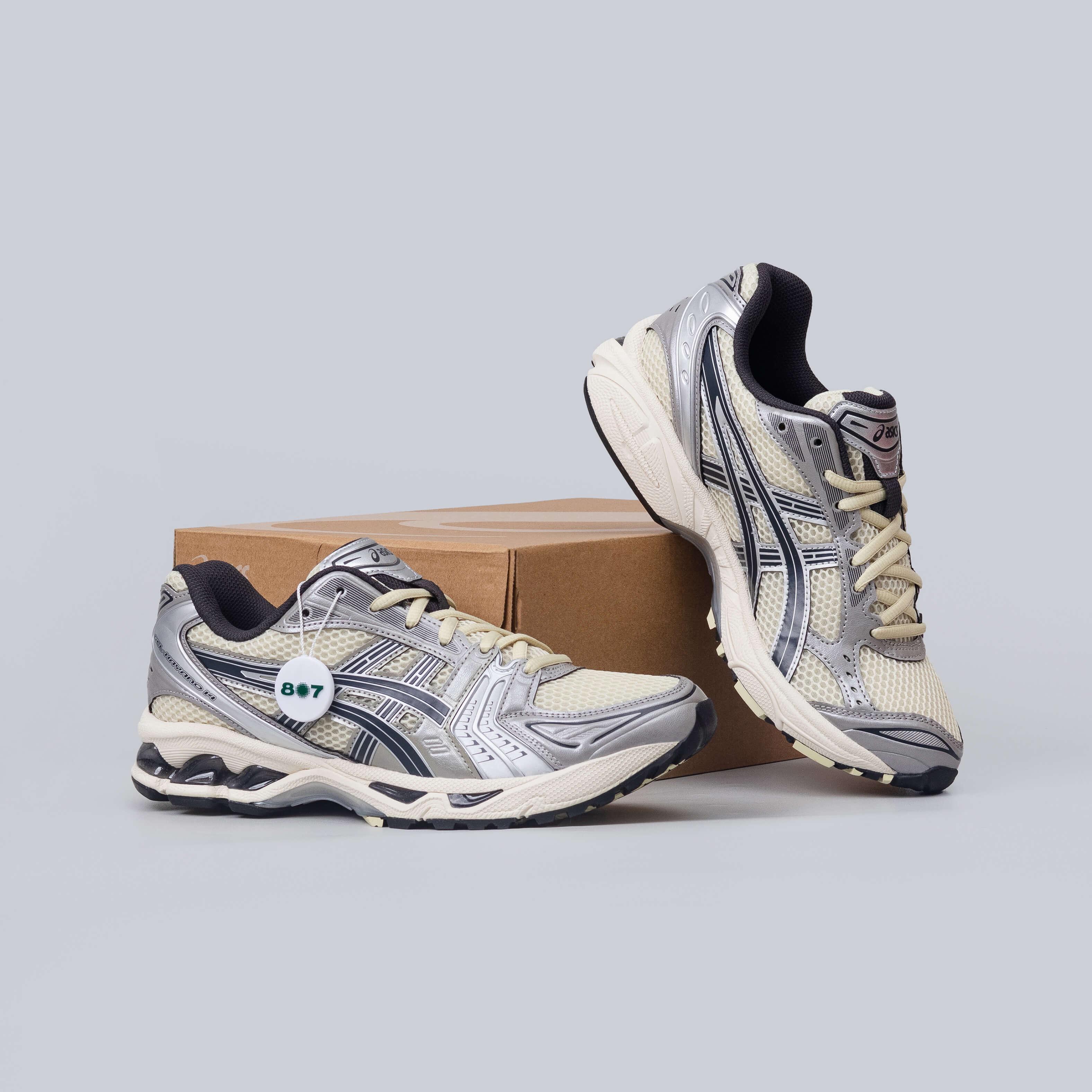 Asics Gel Kayano 14 Oyster White Steeple Grey 