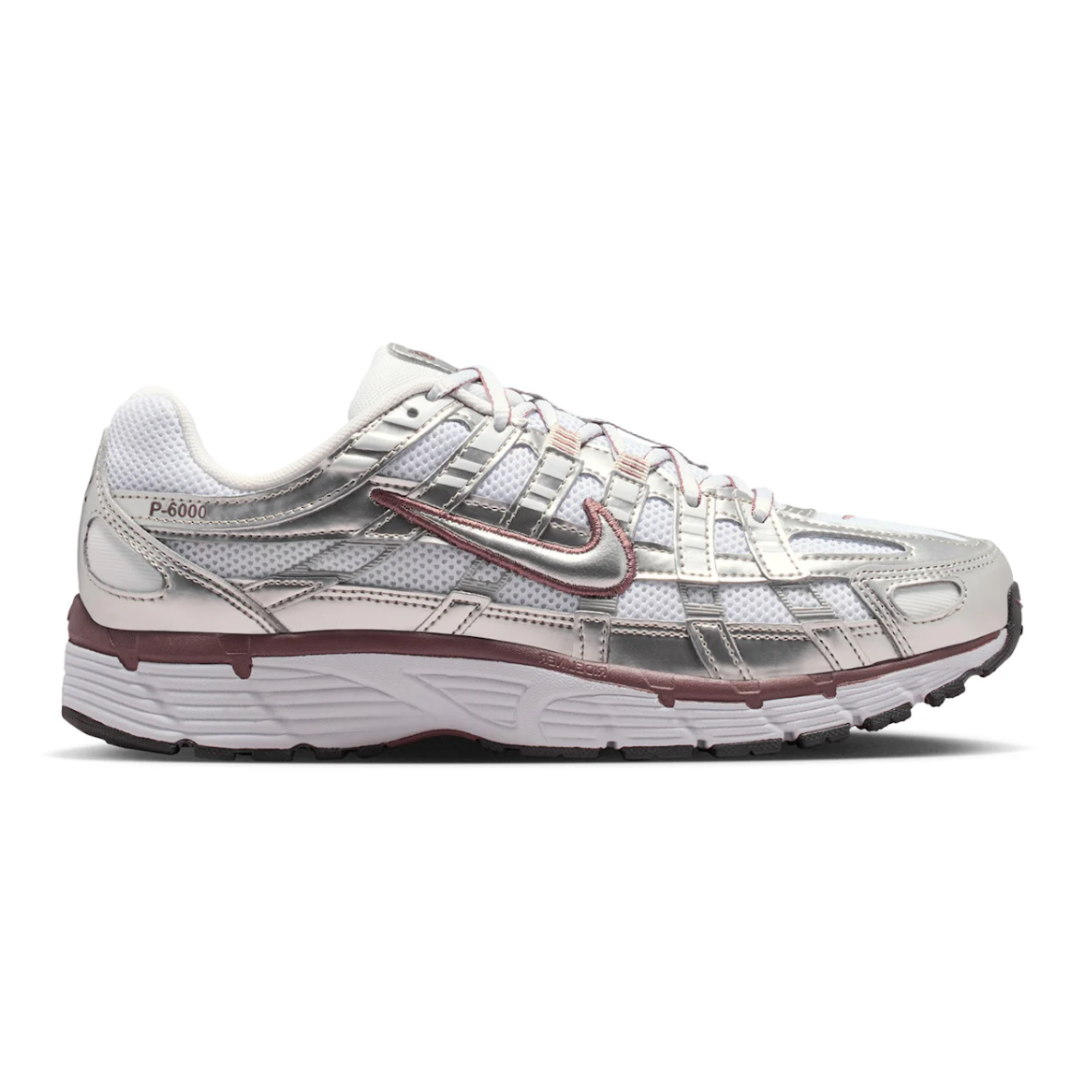 Nike P6000 White Metallic Silver Tattoo