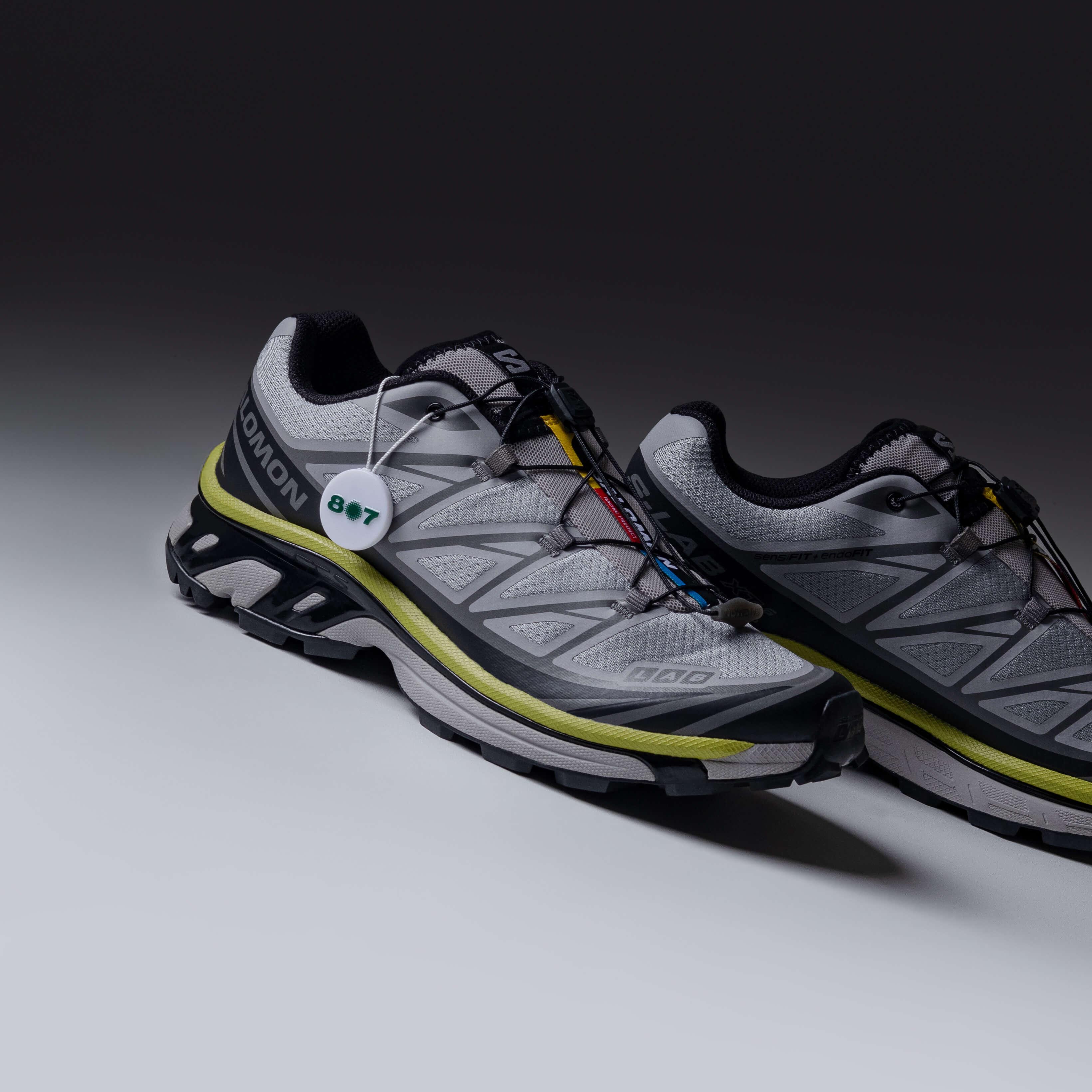 Salomon XT6 Alloy Black Dark Citron