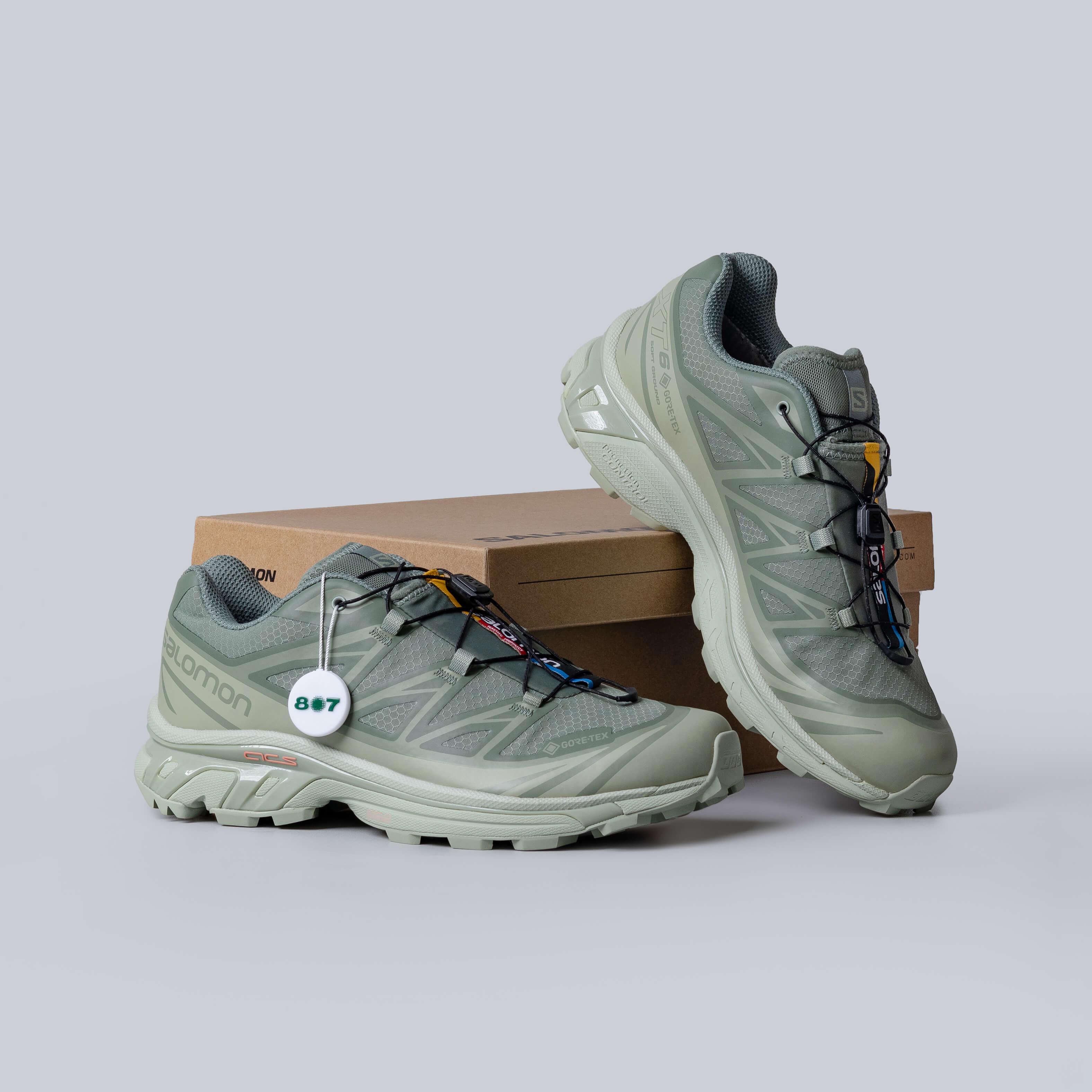 Salomon XT6 Goretex Desert Sage Lily Pad 