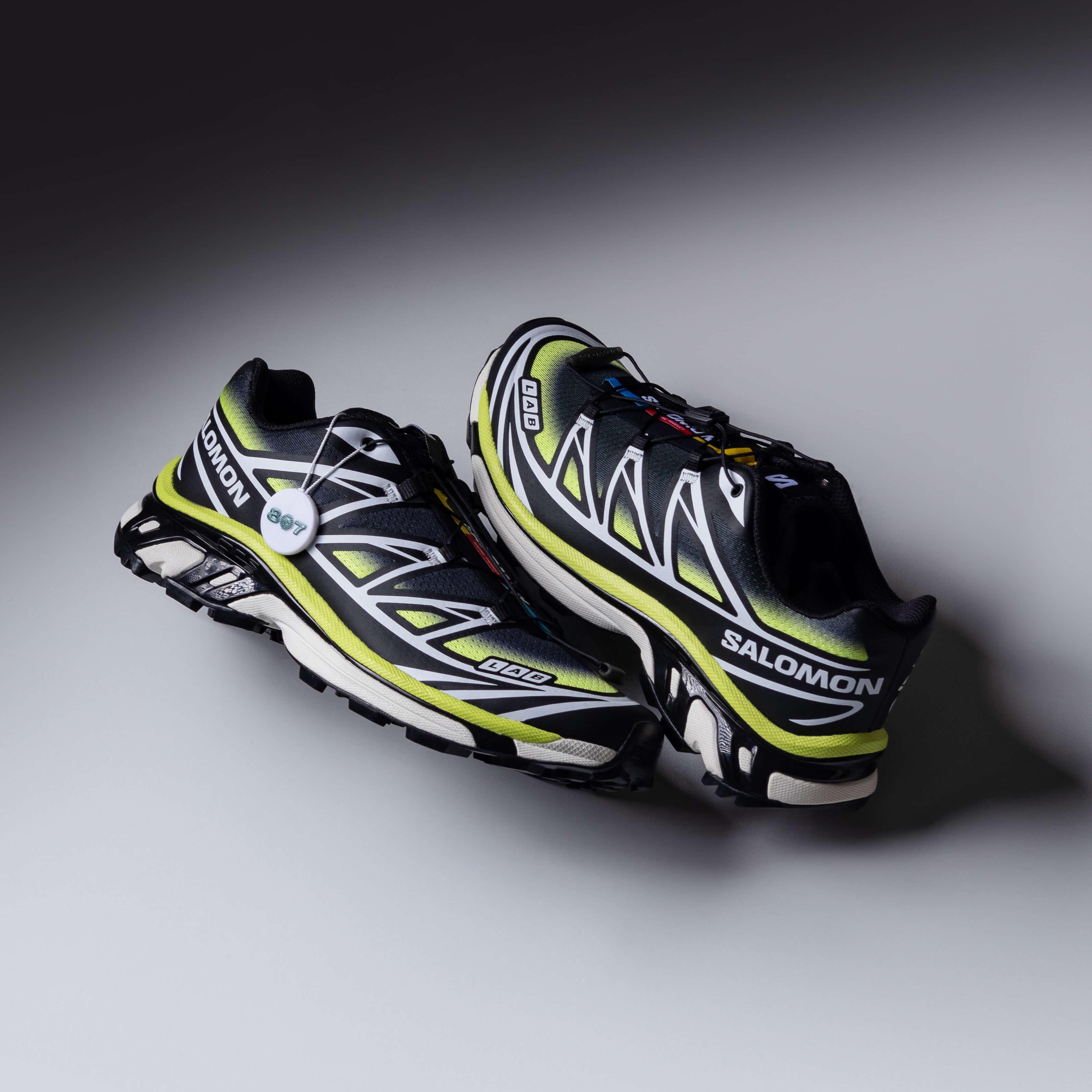 Salomon XT6 Skyline Black Sharp Green