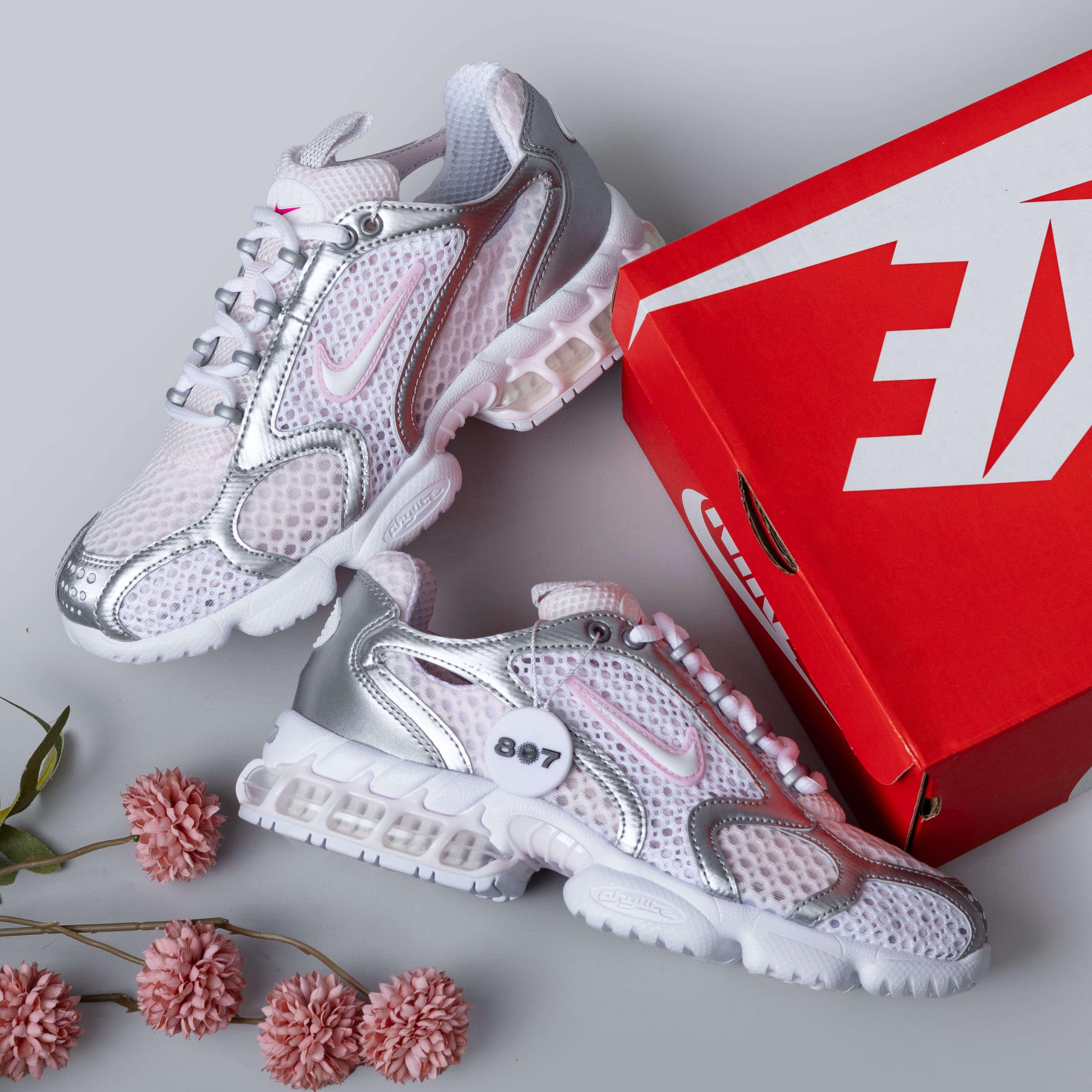 Nike Air Zoom Spiridon Cage 2 Pale Pink Silver