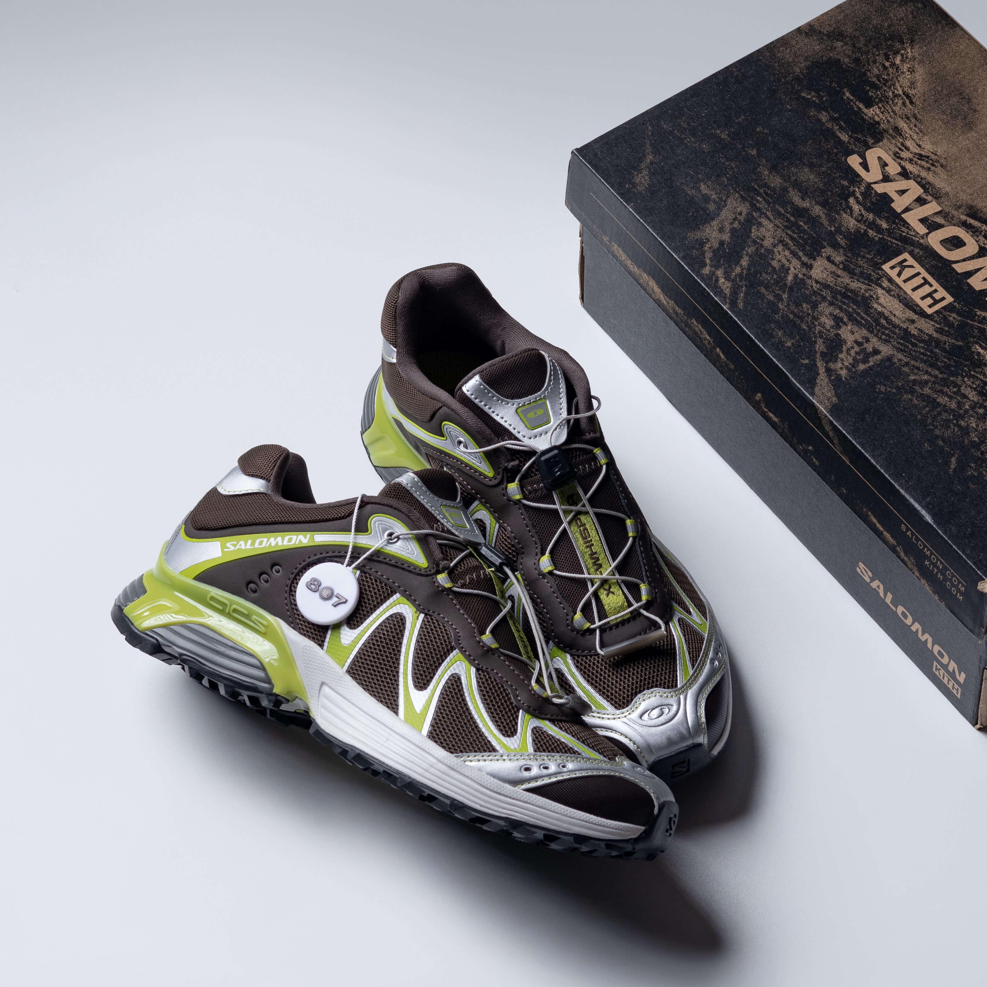 Salomon XT Whisper Kith Delicioso Dark Citron Brown Green