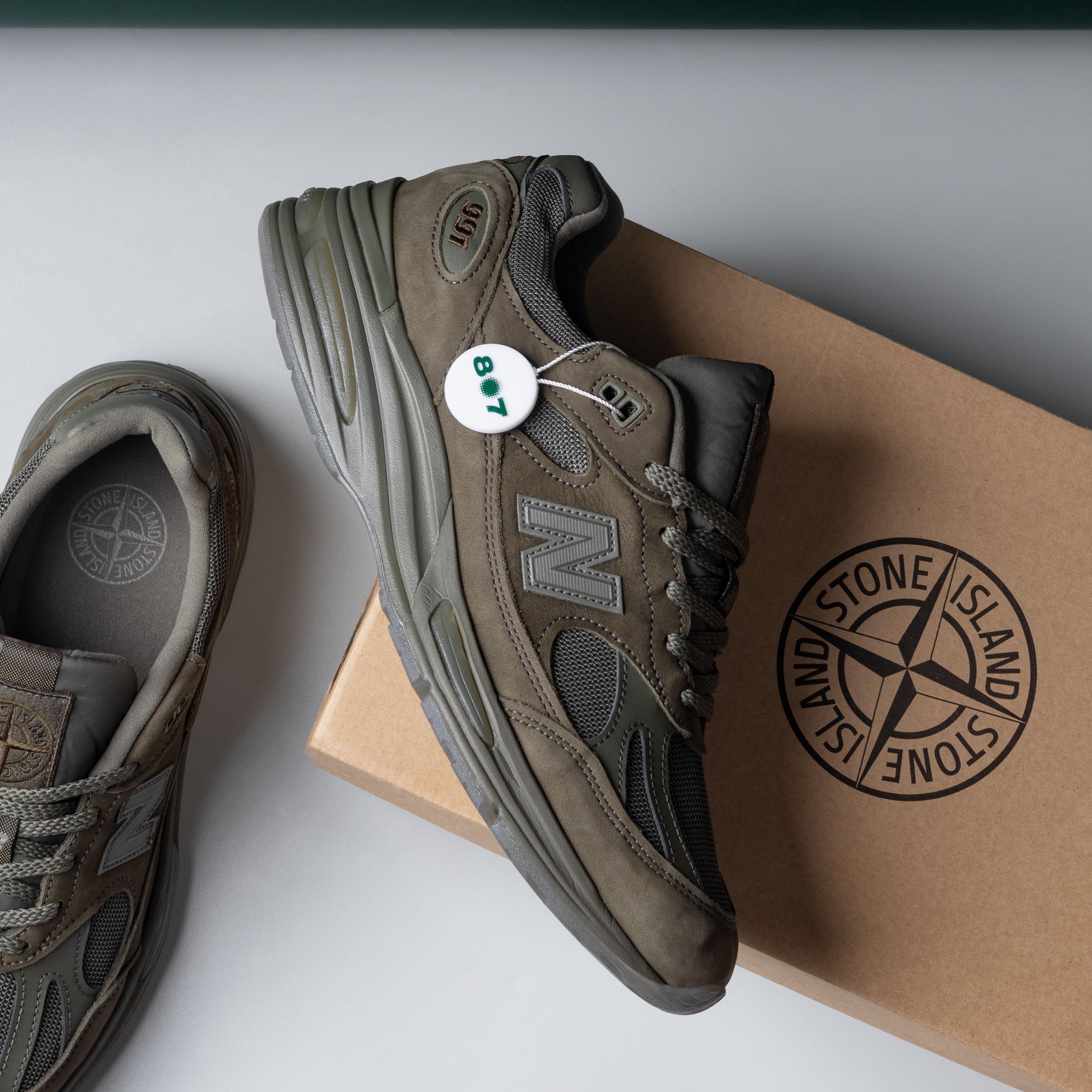 New Balance 991 V2 Made in England Stone Island Ghost Pack Green 