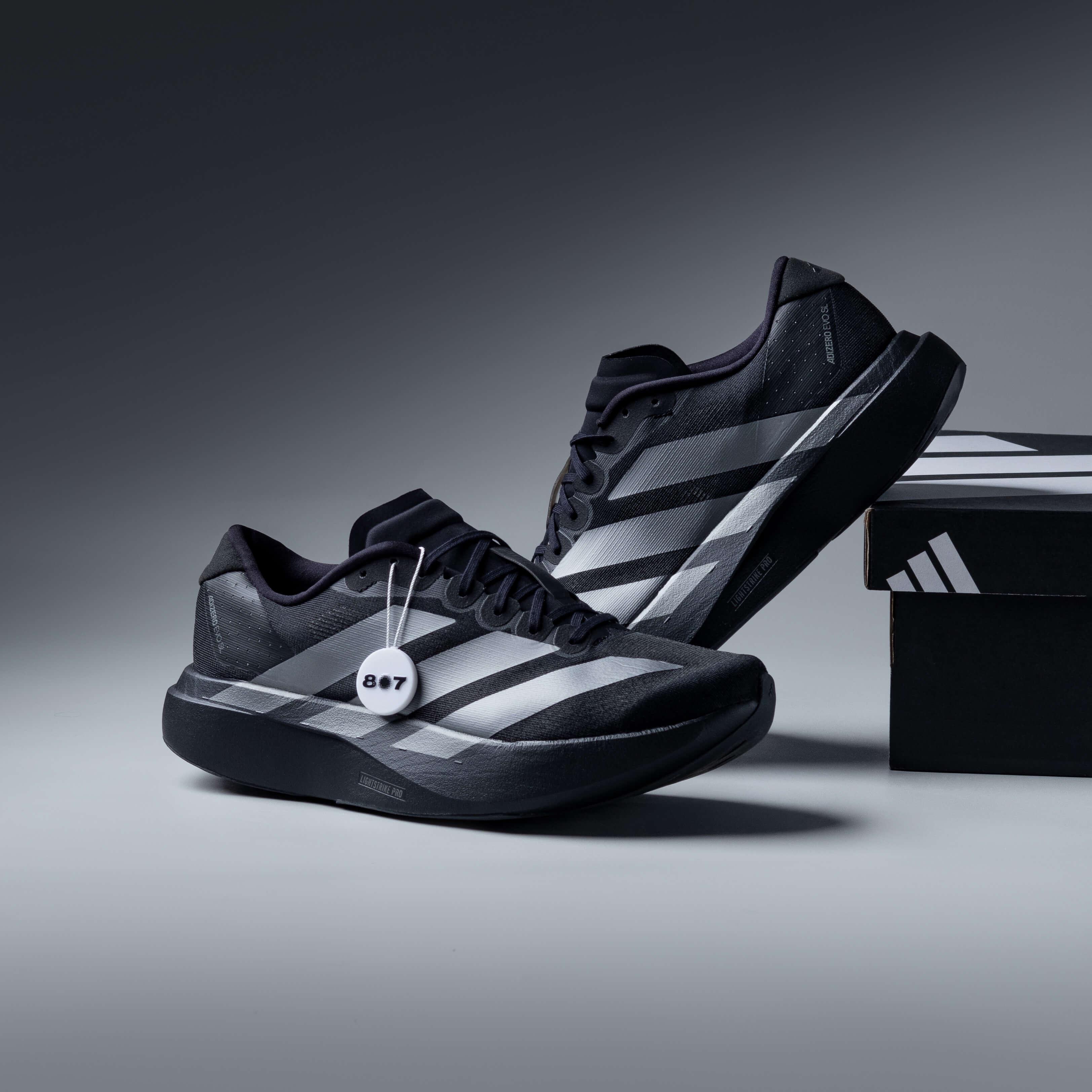 Adidas Adizero Evo SL Black Iron Metallic